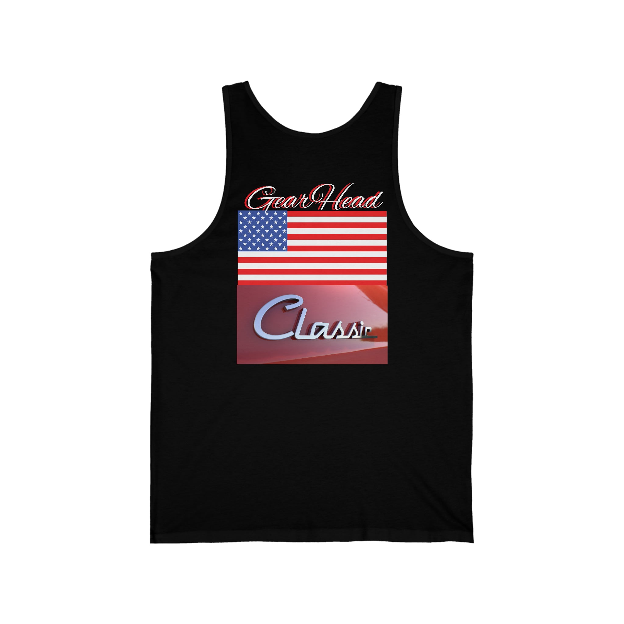 Rich Vibes Gear Head American Red Classic 1.0 - Unisex Jersey Tank