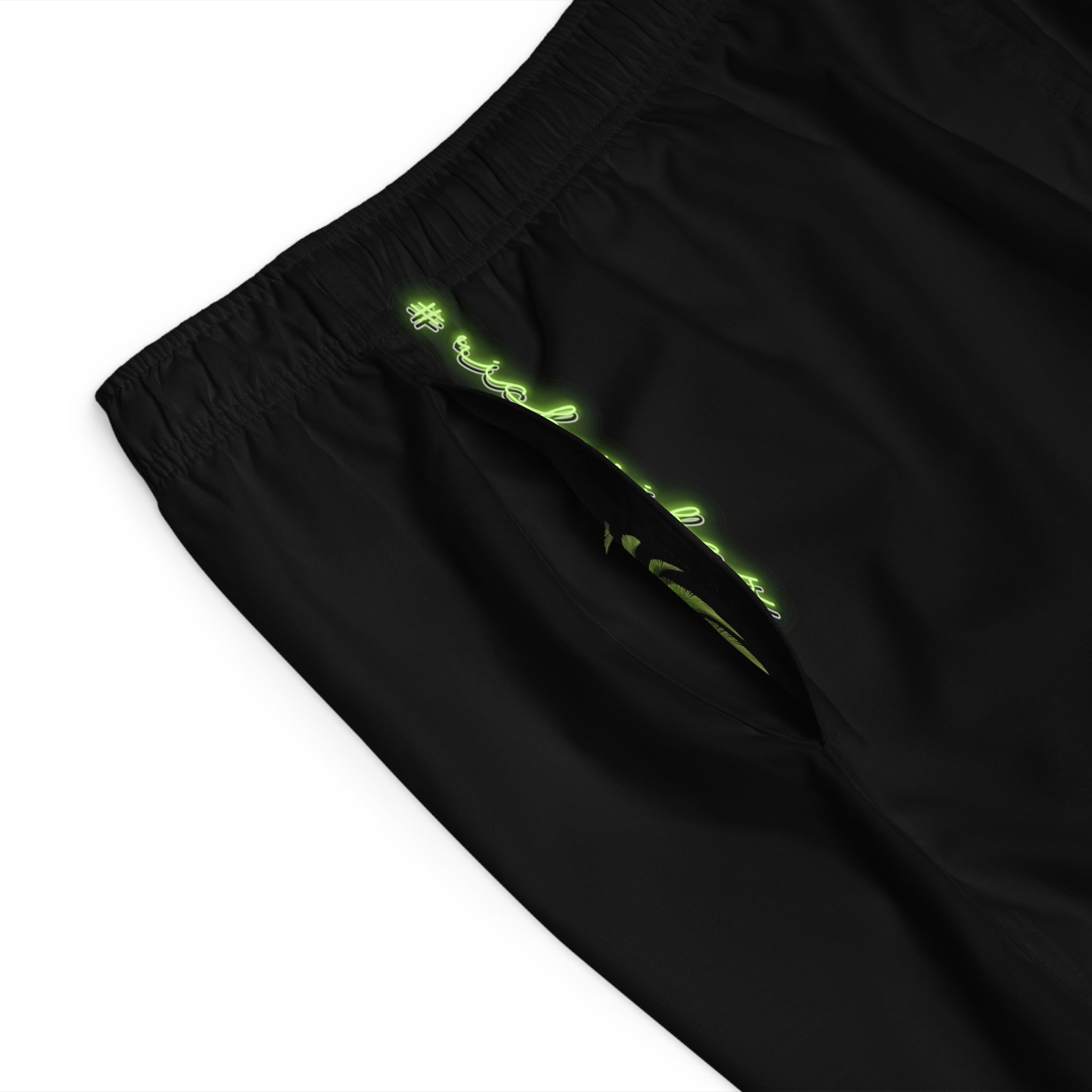Rich Vibes Black Beach Chill Vibes 1.0 - Men's Board Shorts (AOP)