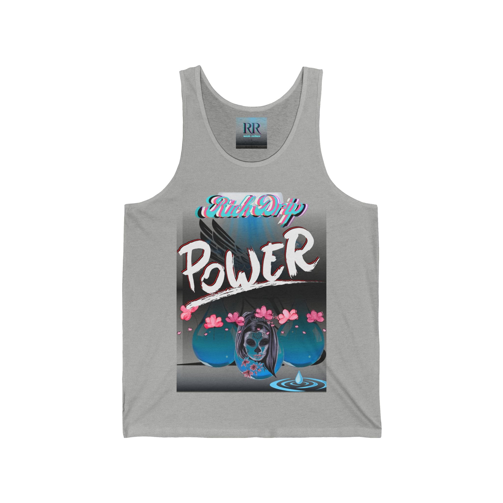 Rich Drip RV RR Brand of the Brave Power - Unisex Jersey Tank