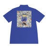 Rich Vibes Authentic Blue Ape 3 Stack Benjamin Franklin 3.0 - Men's Sport Polo Shirt