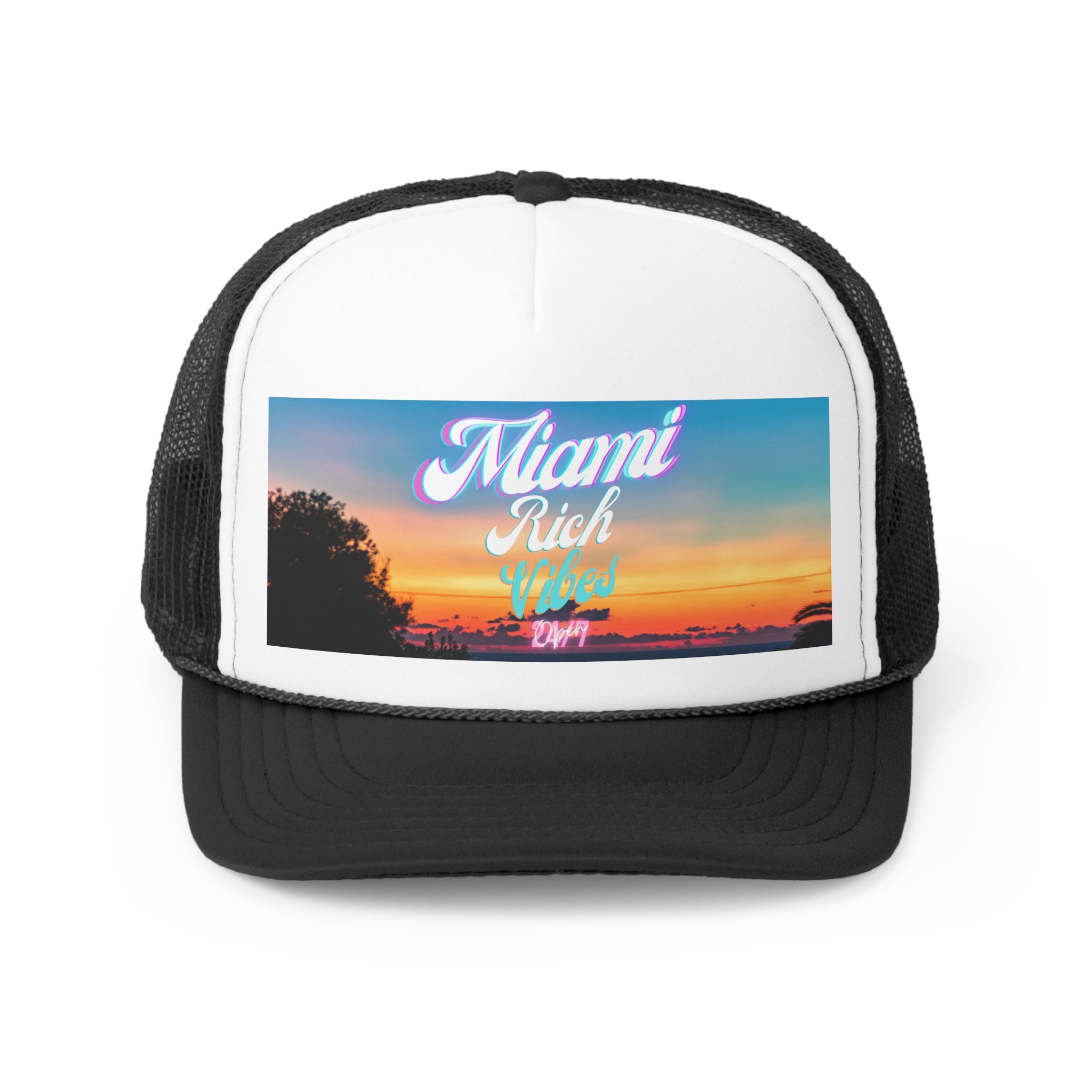 Rich Vibes 24/7 Miami Print Colorway - Trucker Hat