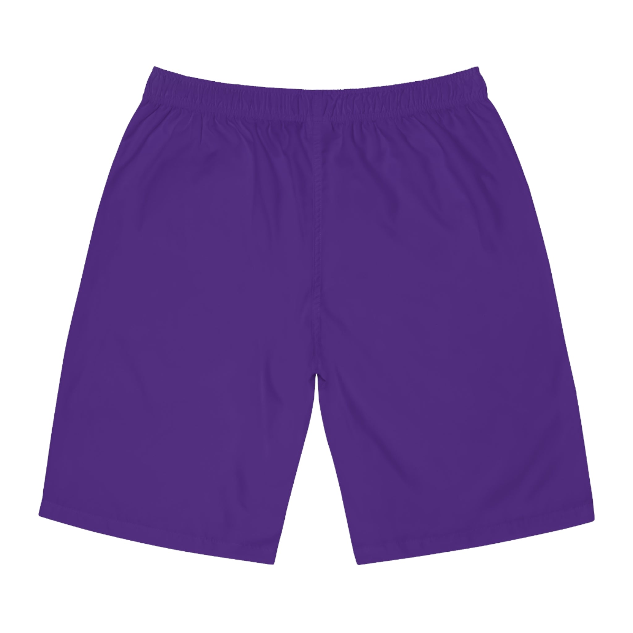 Rich Vibes Brand Of The Brave Volt MG Tiger Shield Purple - Men's Board Shorts (AOP)