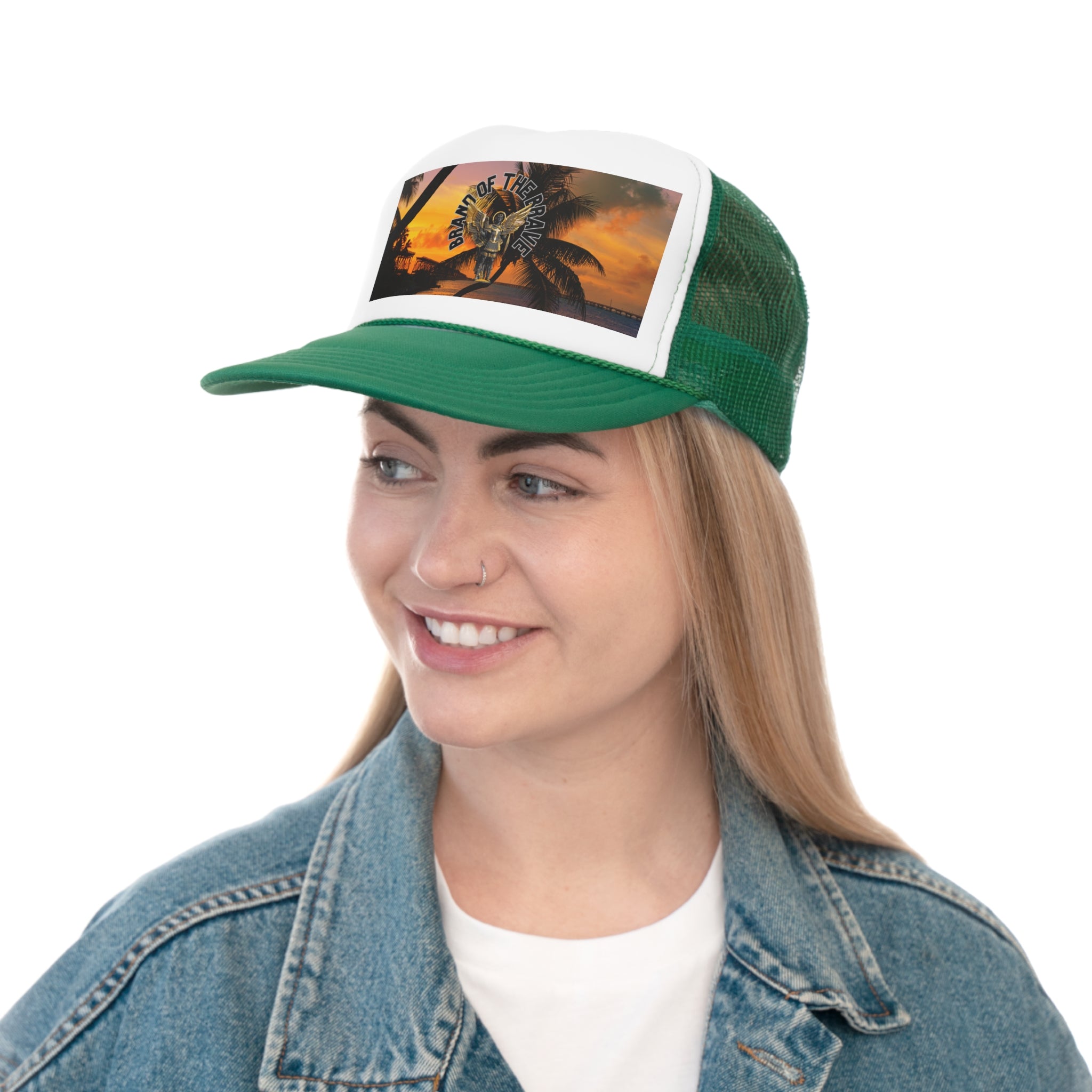 Rich Vibes Archangel Florida Keys Sunset Print - Trucker Hat