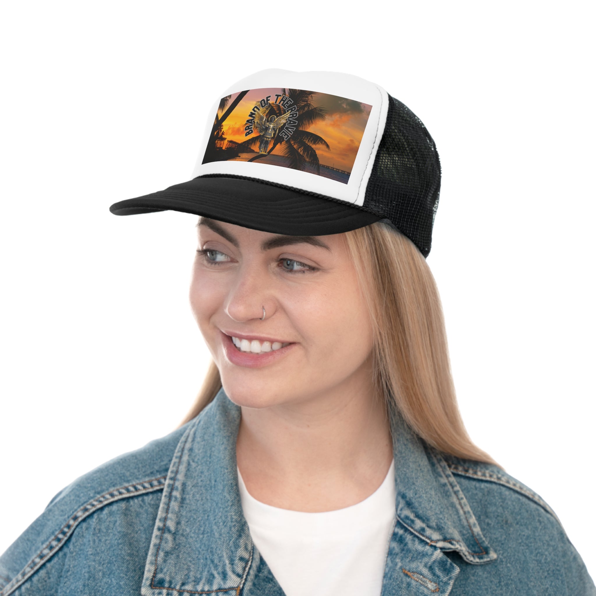 Rich Vibes Archangel Florida Keys Sunset Print - Trucker Hat