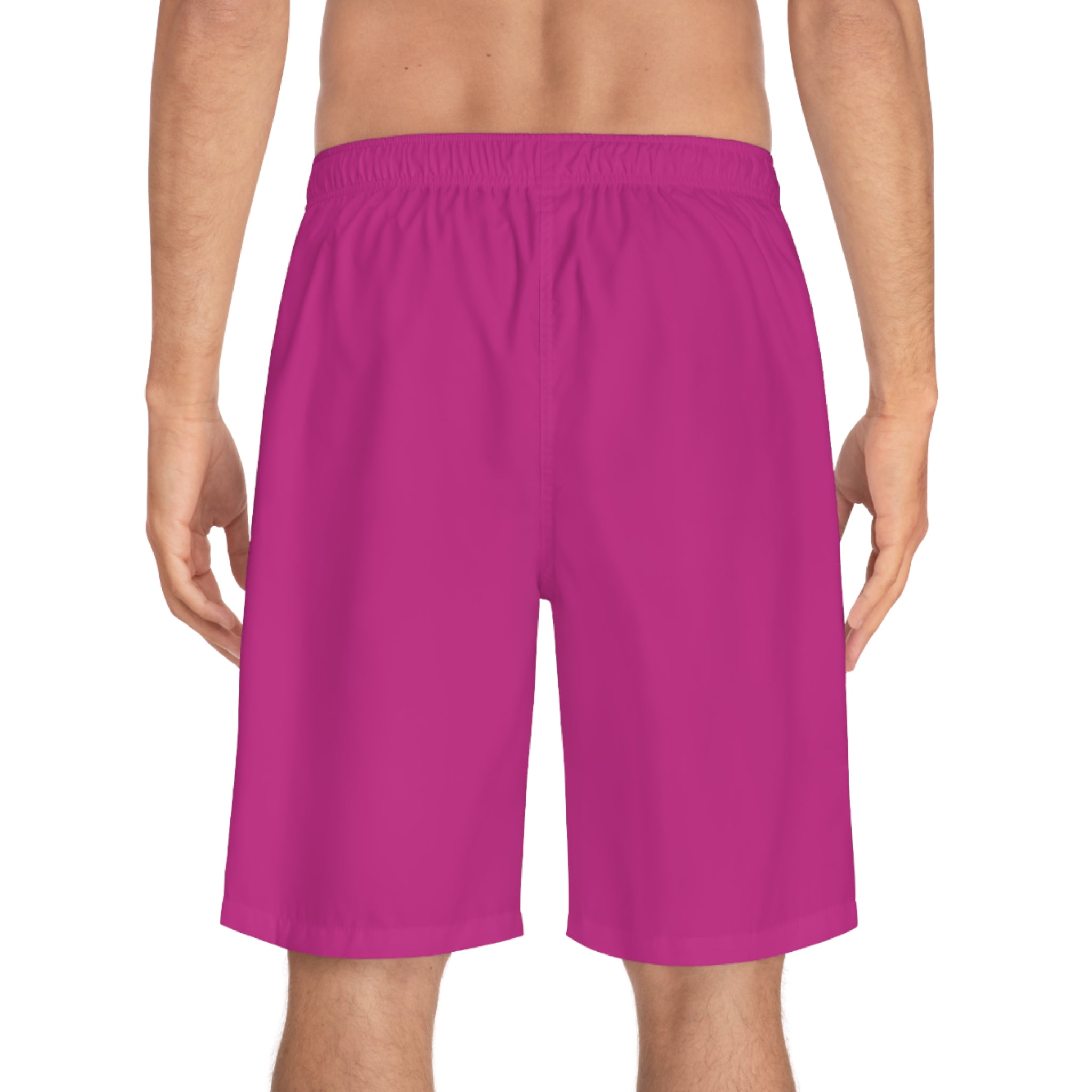 Rich Vibes Volt MG Tiger Shield Pink - Men's Board Shorts (AOP)