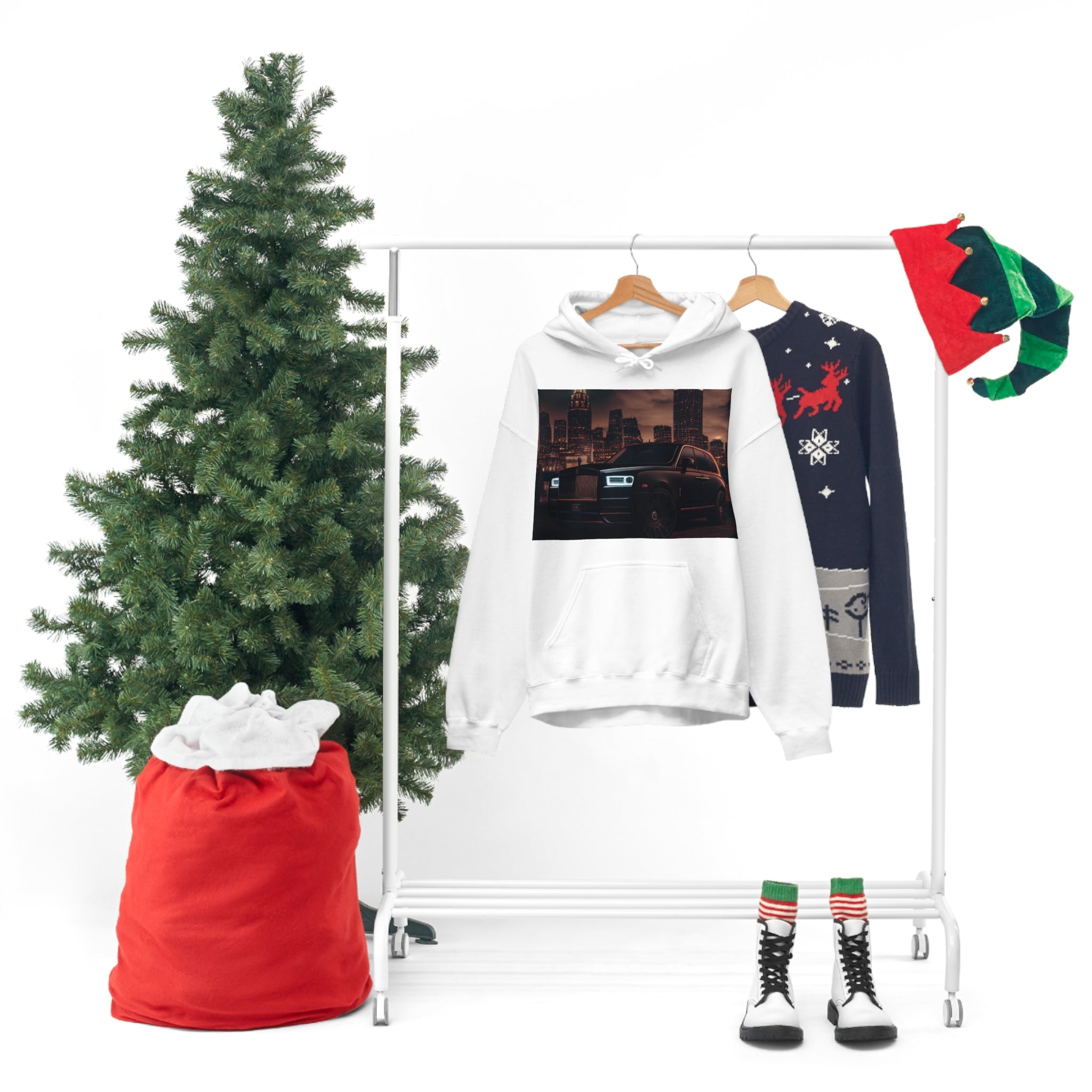 Rich Vibes Black RR Authentic Signature Collection - Heavy Hoodie