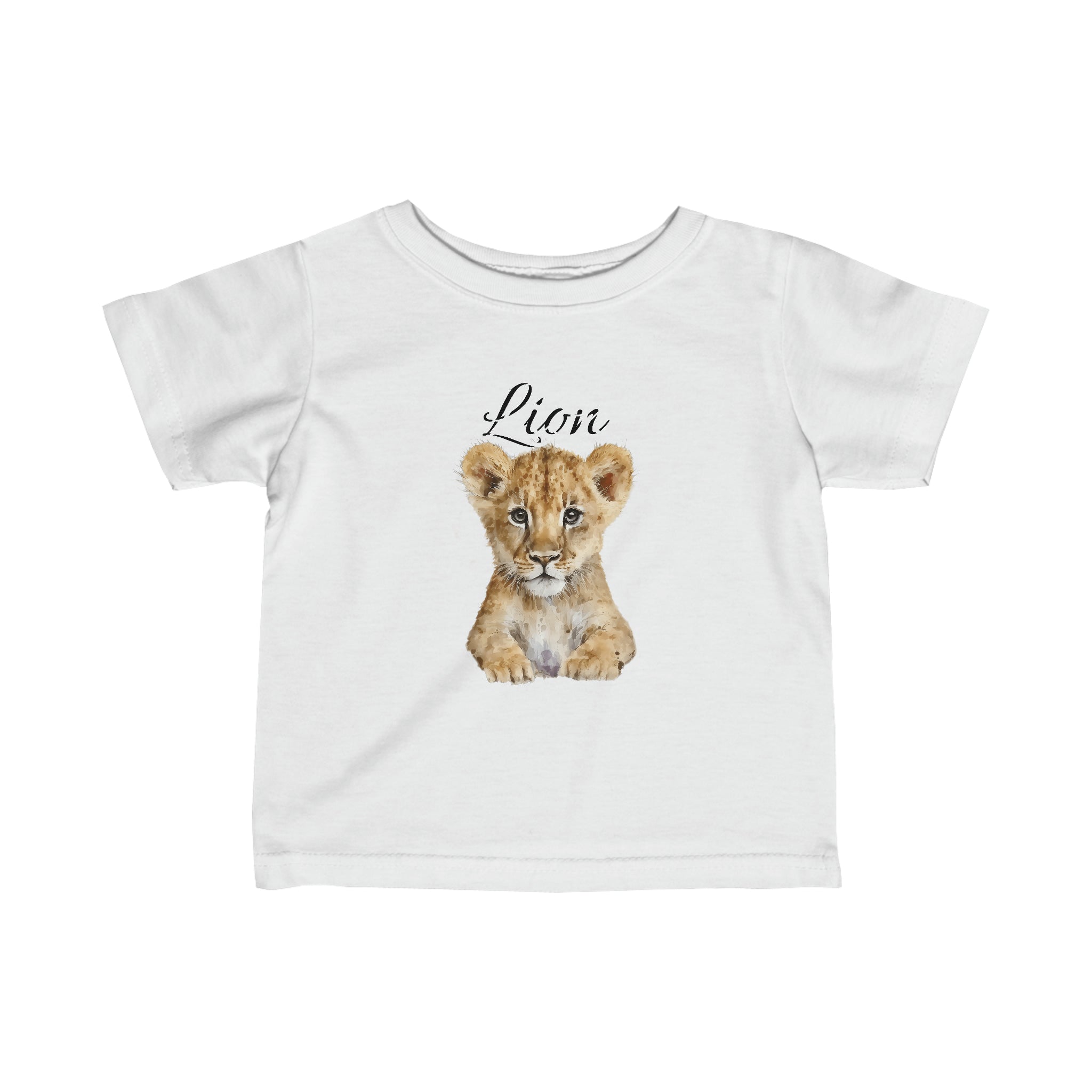 RV Brand Of The Brave Lion Cub - Infant Fine Jersey Tee