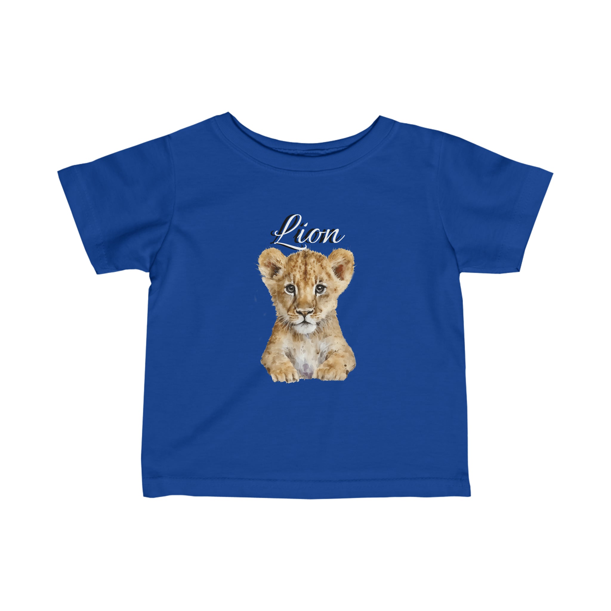 RV Brand Of The Brave Lion Cub - Infant Fine Jersey Tee