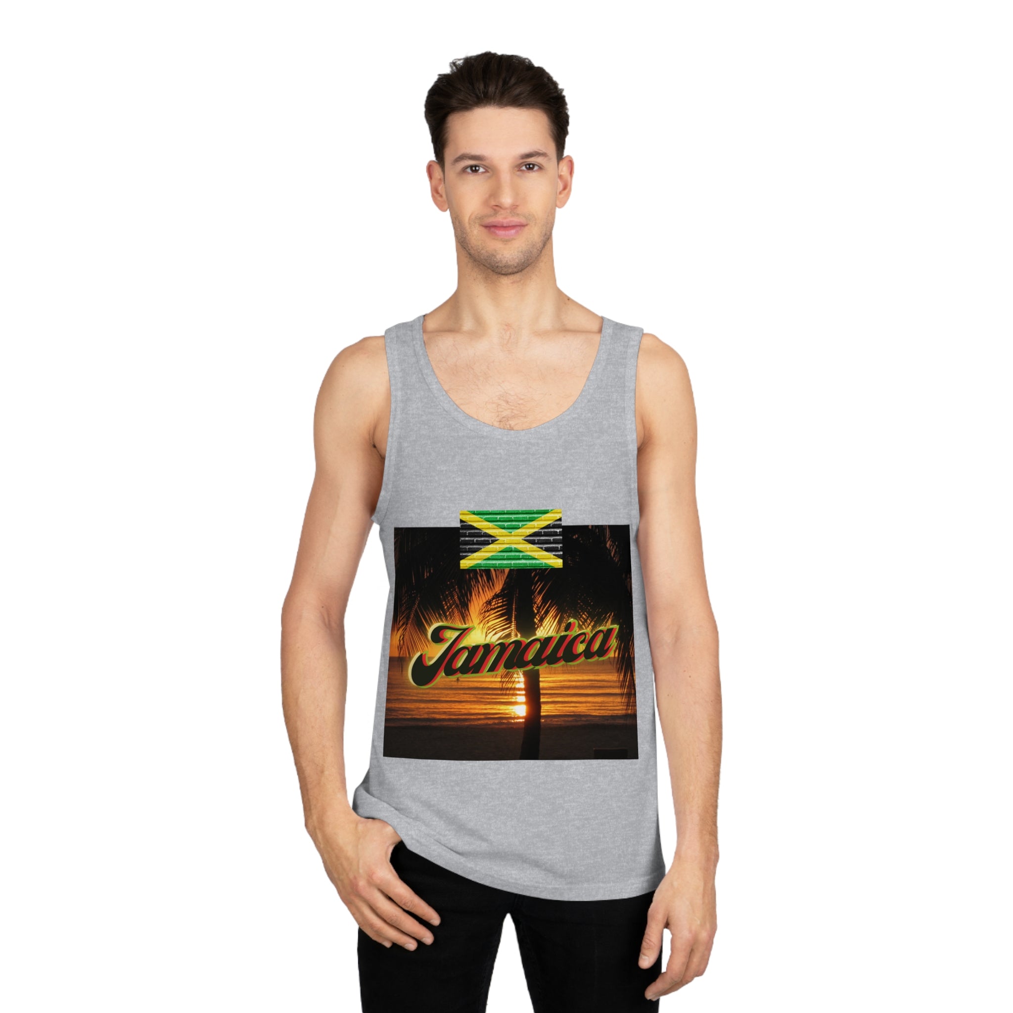 Jamaica Sunset Flag Softstyle™ Tank Top