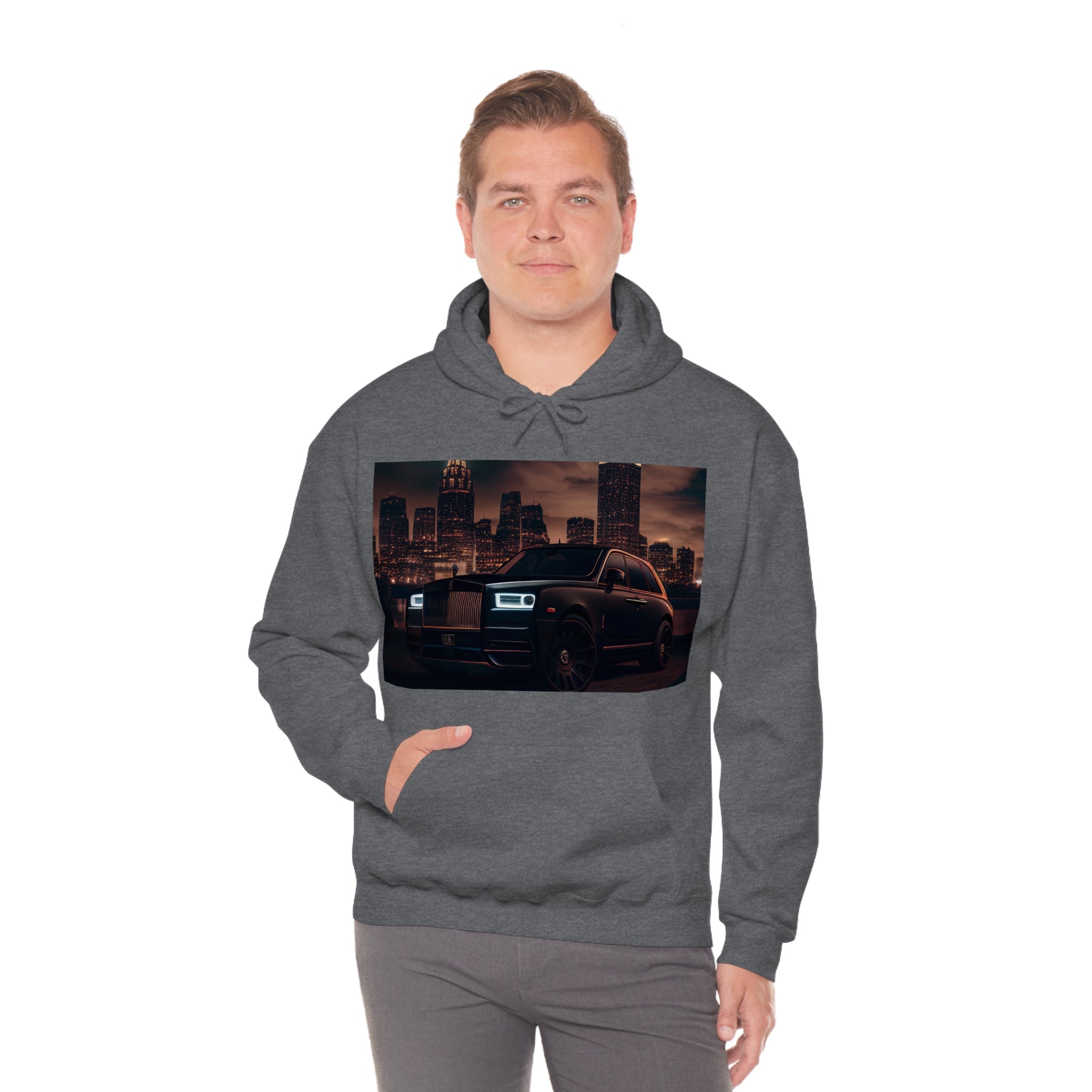 Rich Vibes Black RR Authentic Signature Collection - Heavy Hoodie