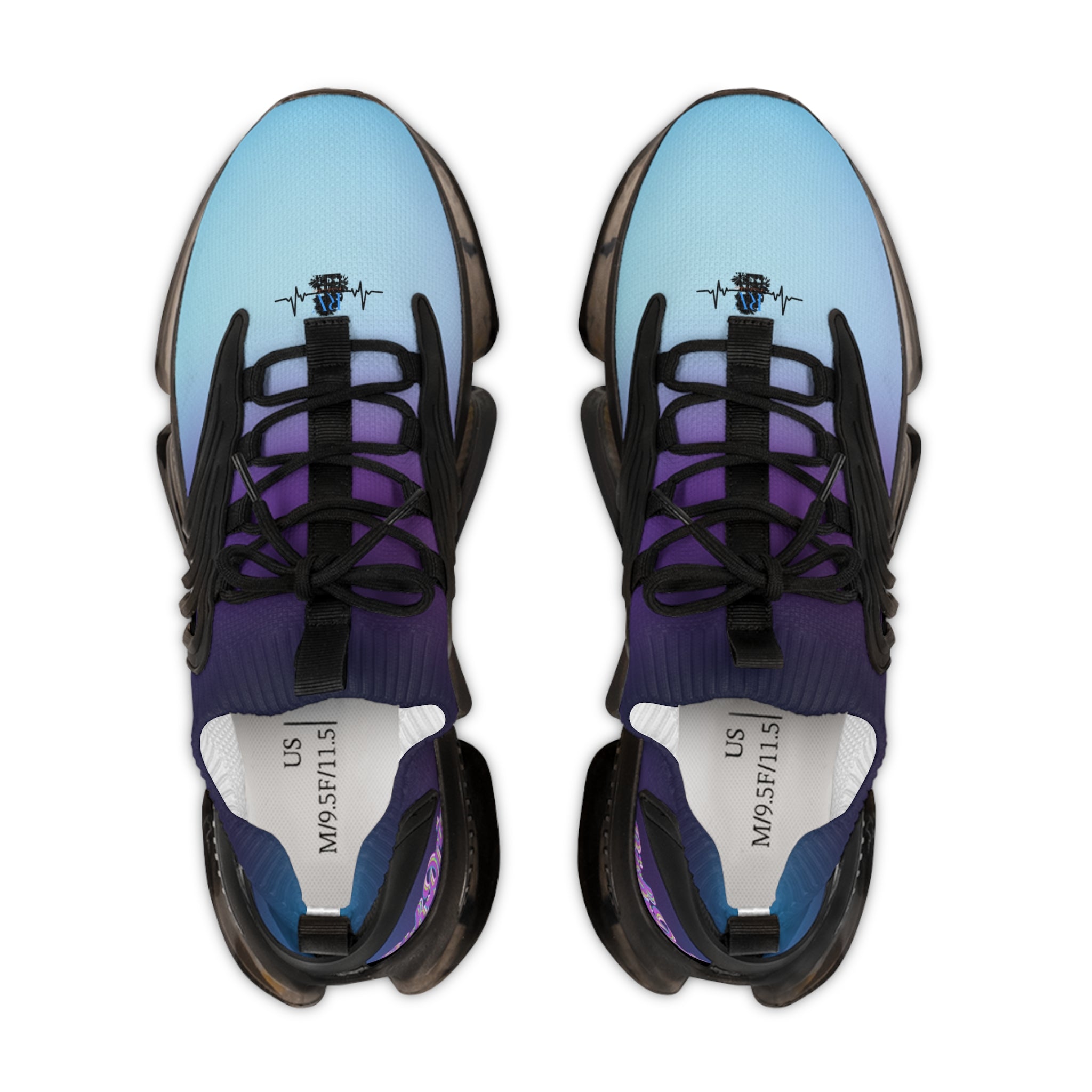 RV5 Pulse Purple Blue Skies - Men's Mesh Sneakers