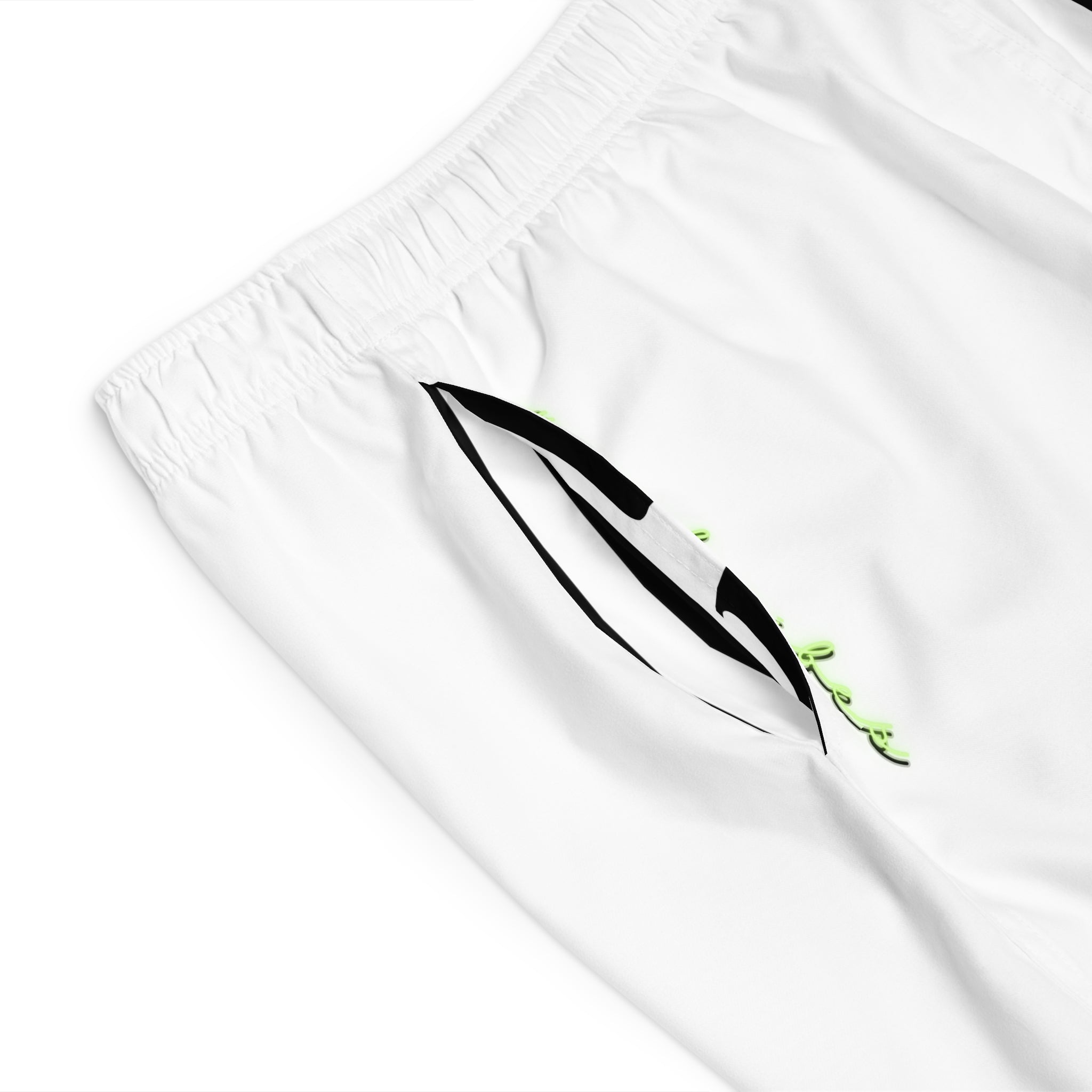 Rich Vibes RR Volt MG Tiger Shield White - Men's Board Shorts (AOP)