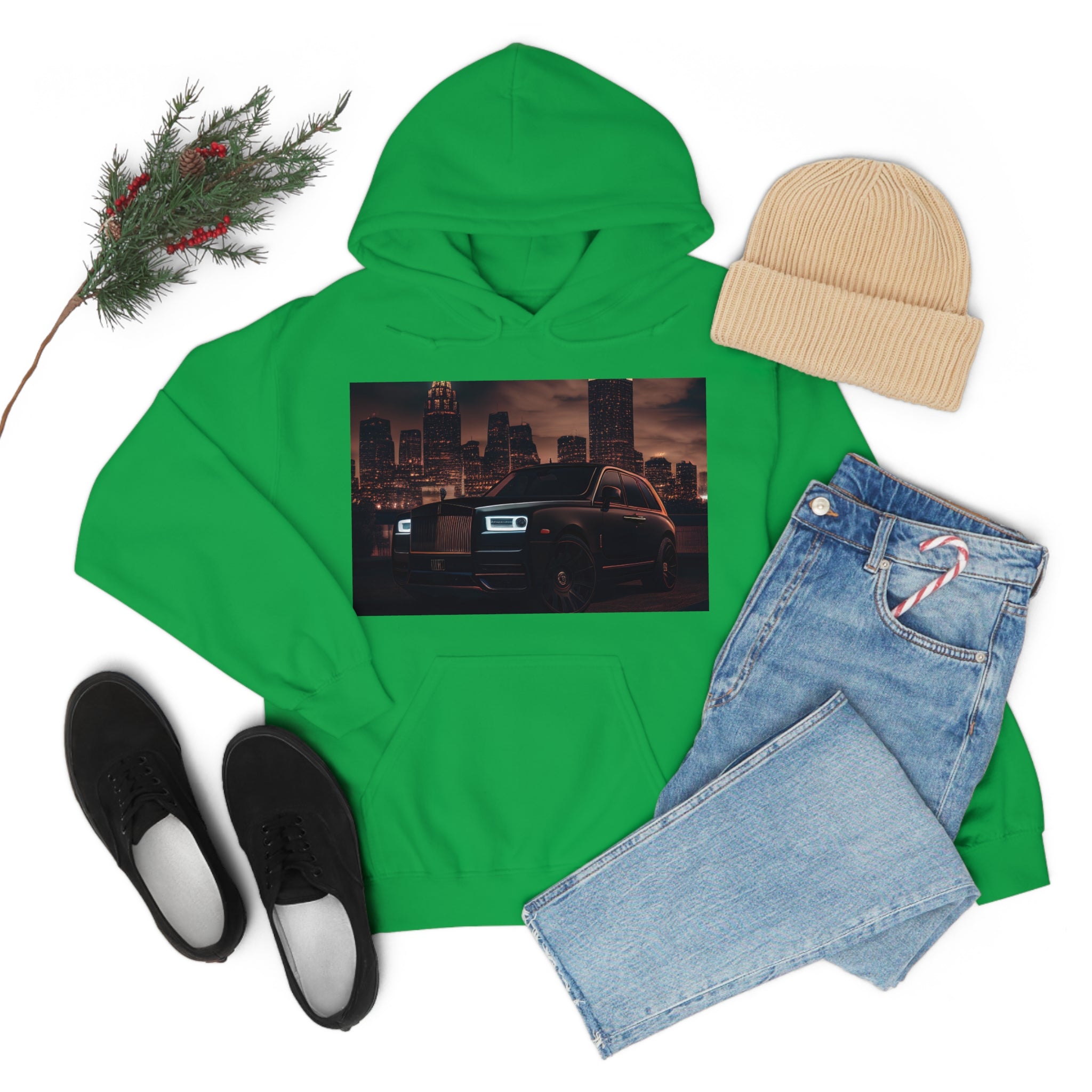 Rich Vibes Black RR Authentic Signature Collection - Heavy Hoodie