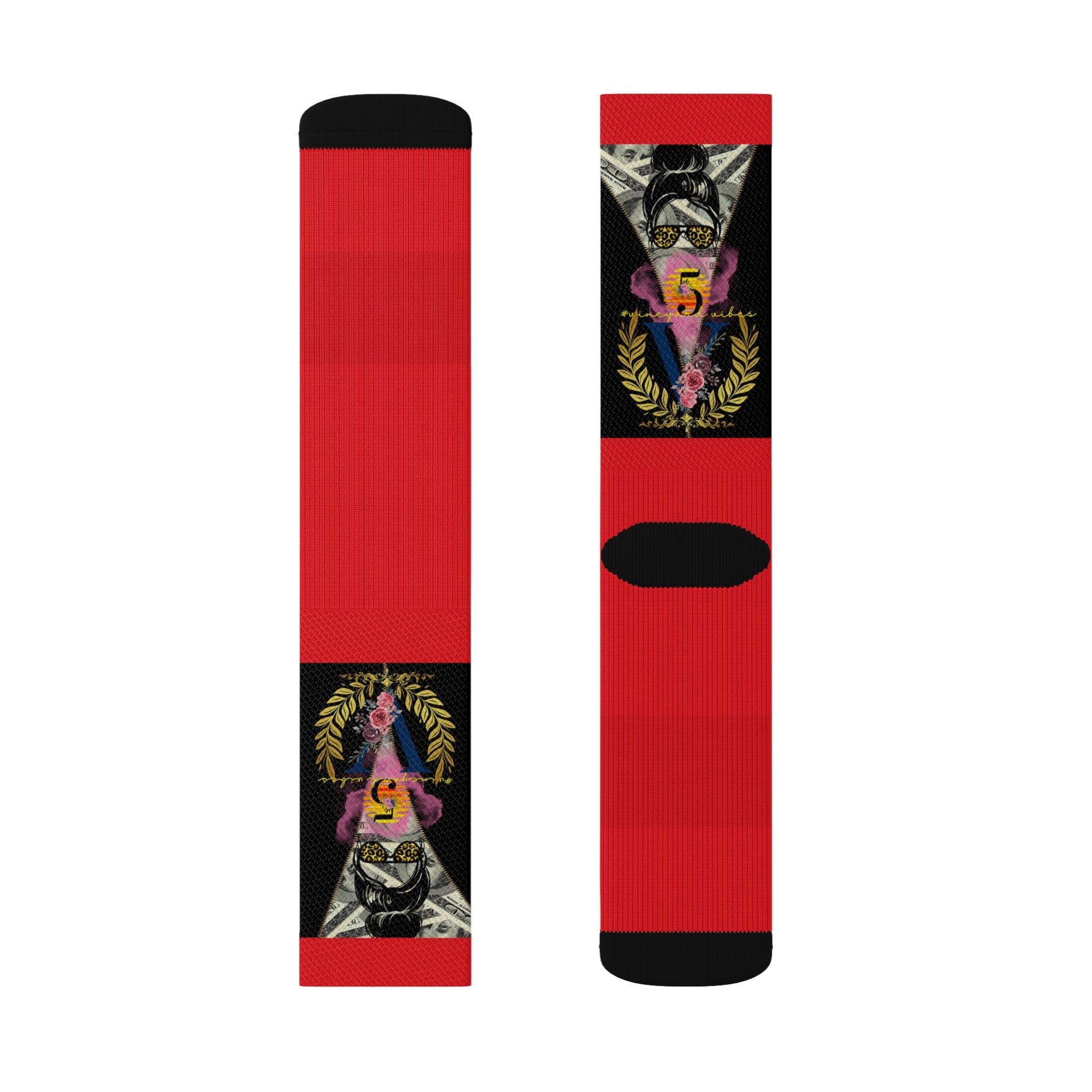 Vineyard Vibes V5 Vibes Colab Infrared - Sublimation Socks