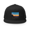 RV5 Rich Vibes Summer Sunset Pulse Black - Trucker Cap