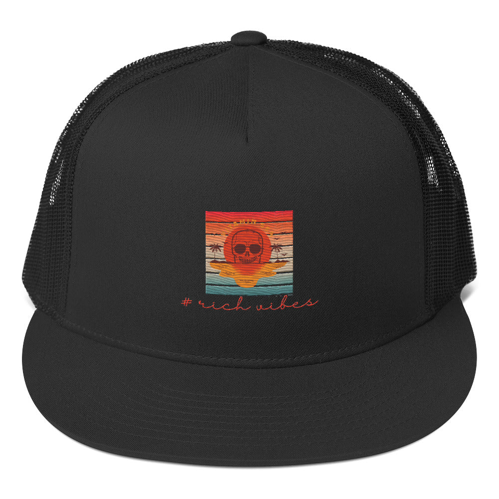 RV5 Rich Vibes Vitamin Sea Black - Trucker Cap
