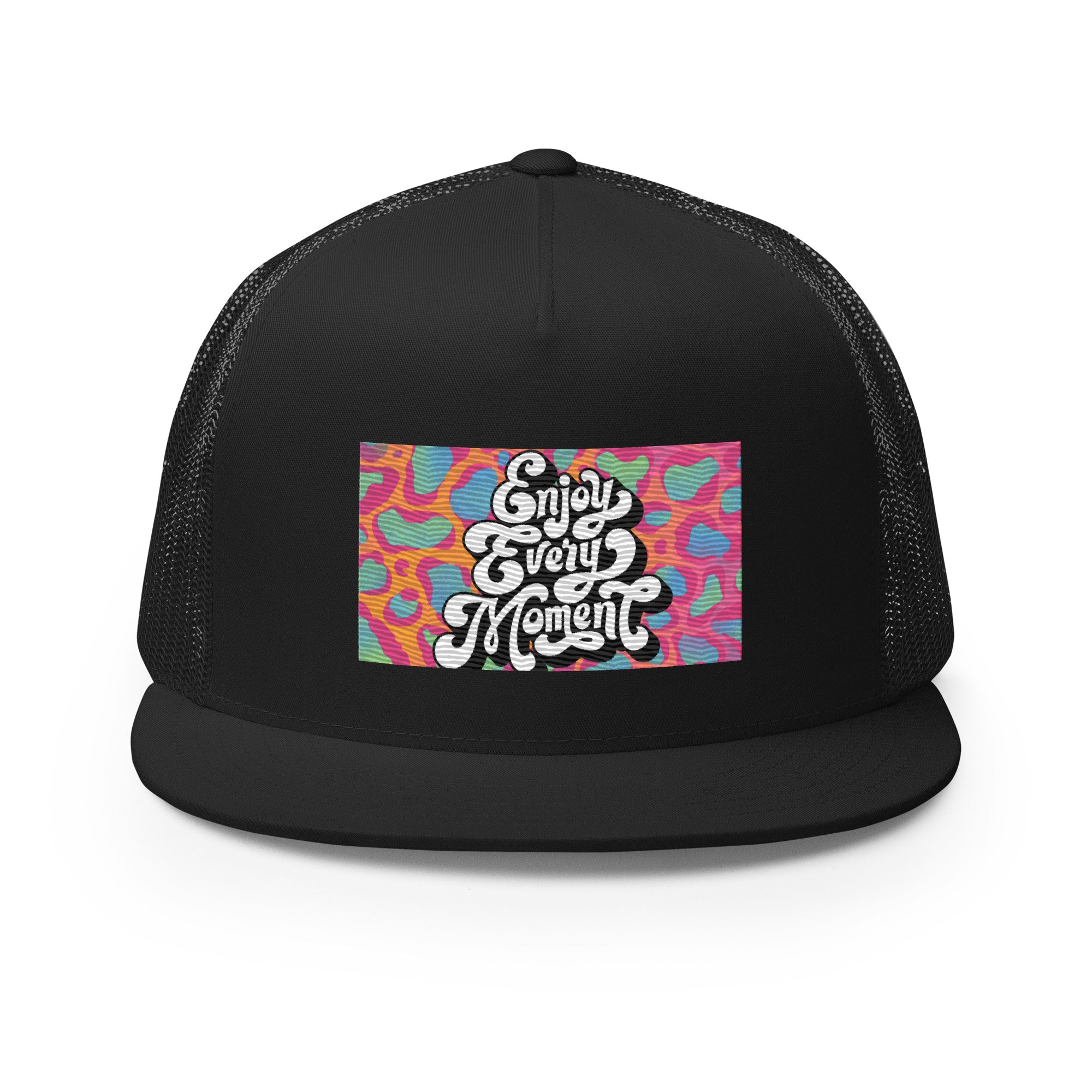 Rich Drip Enjoy Every Moment Psychedelic - Trucker Cap