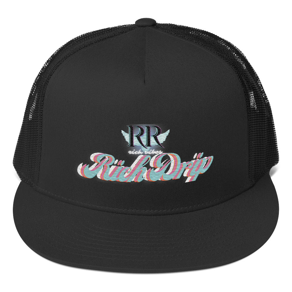RV5 RR Rich Drip Black 1.0 - Trucker Cap
