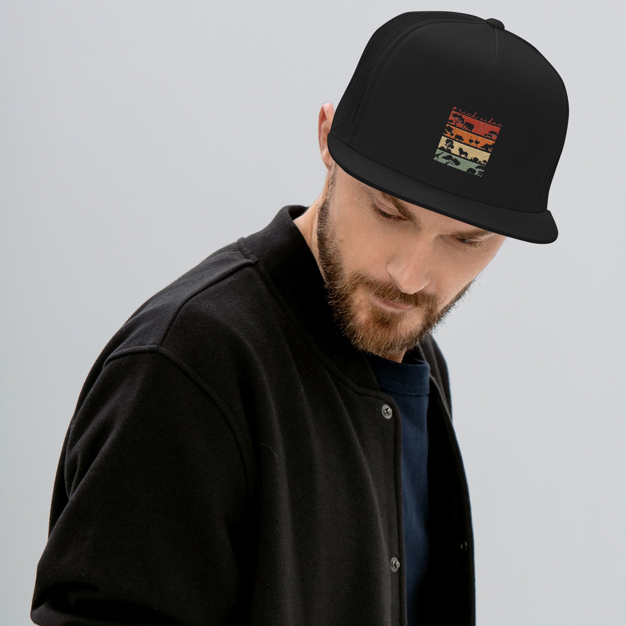 Rich Vibes Safari Rich Drip Black 1.0 - Trucker Cap