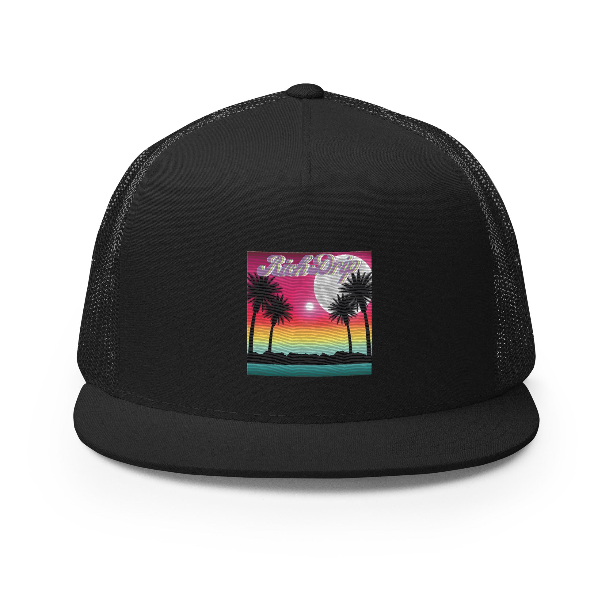 Rich Vibes Purple Sunset Rich Drip 1.0 Black - Trucker Cap