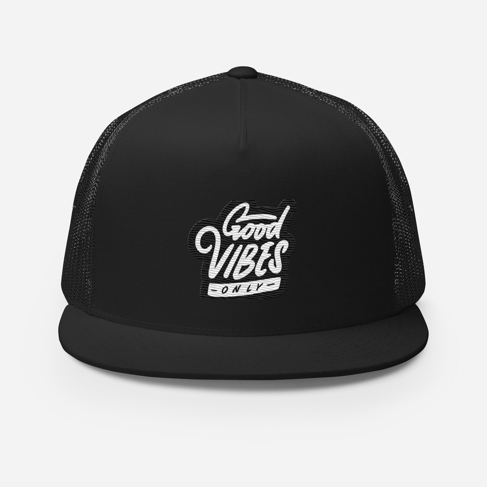 Rich Vibes Good Vibes Only Black - Trucker Cap