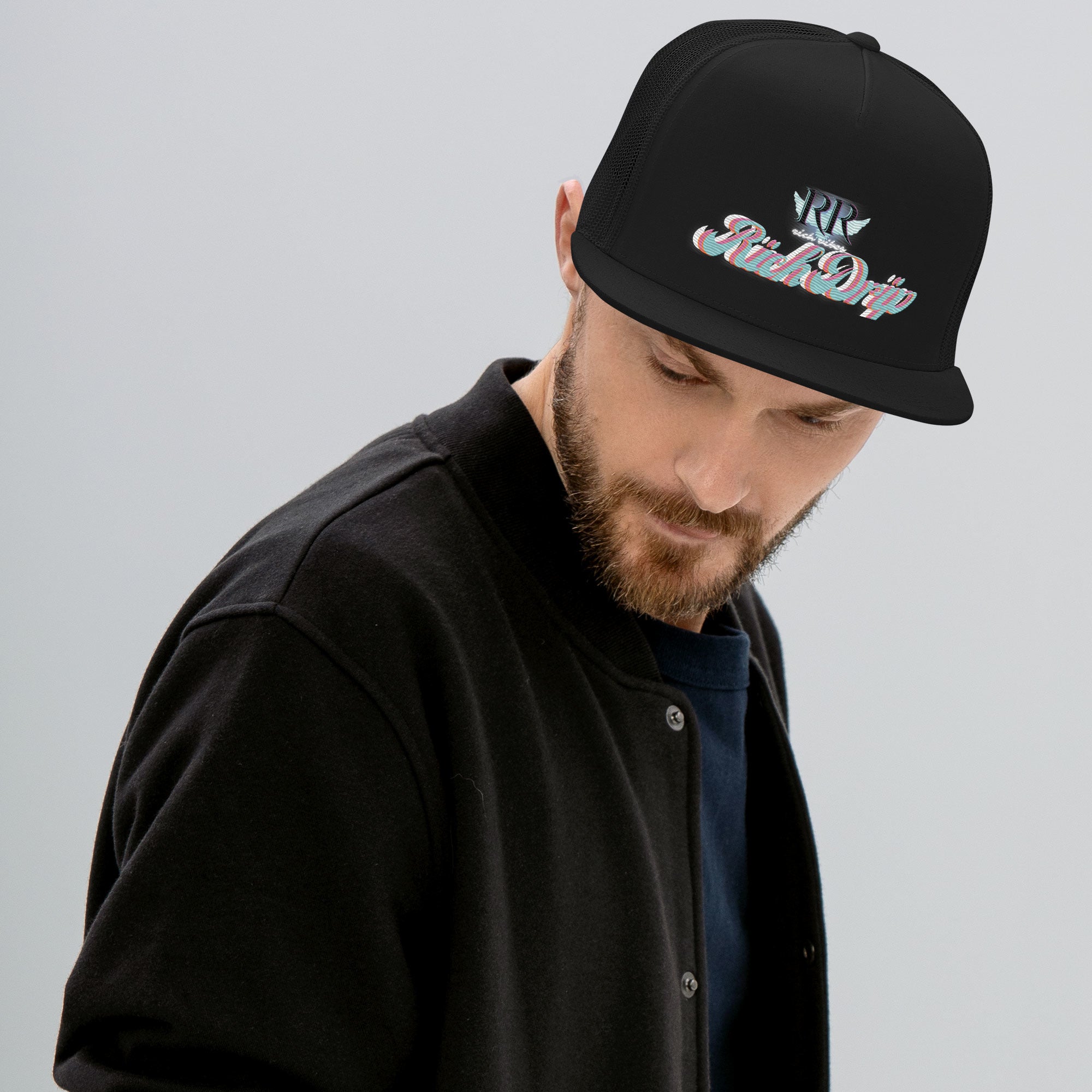 RV5 RR Rich Drip Black 1.0 - Trucker Cap