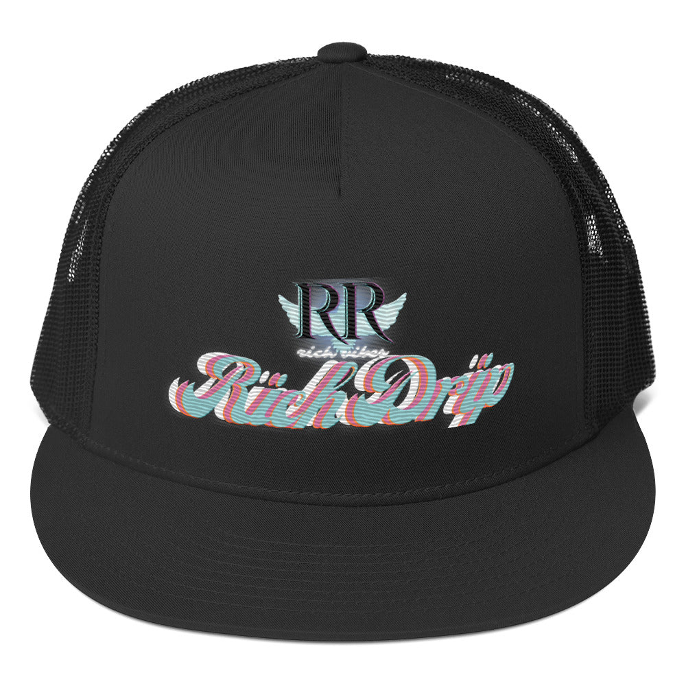 RV5 RR Rich Drip Black 1.0 - Trucker Cap