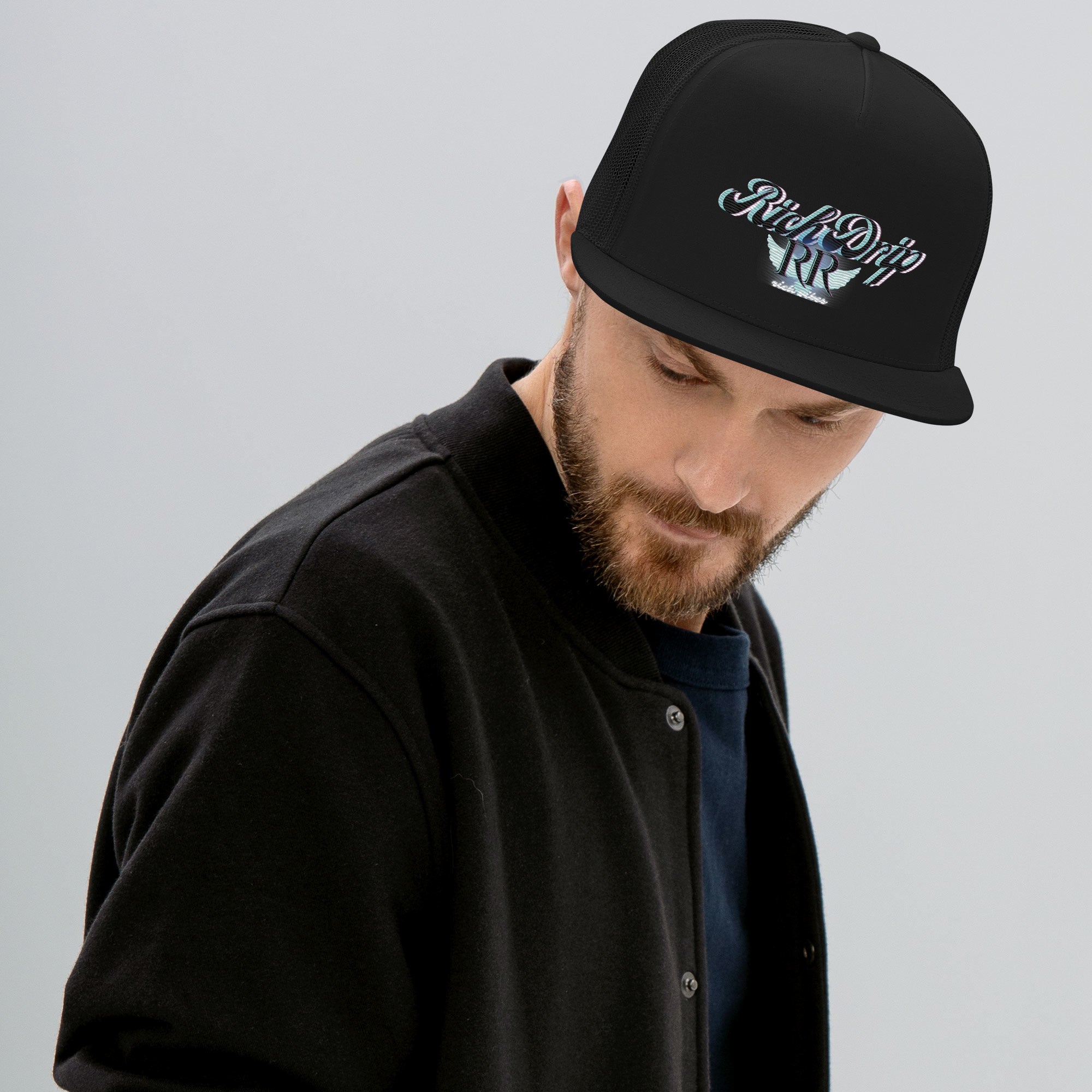 RV5 RR Rich Drip Black 2.0 - Trucker Cap