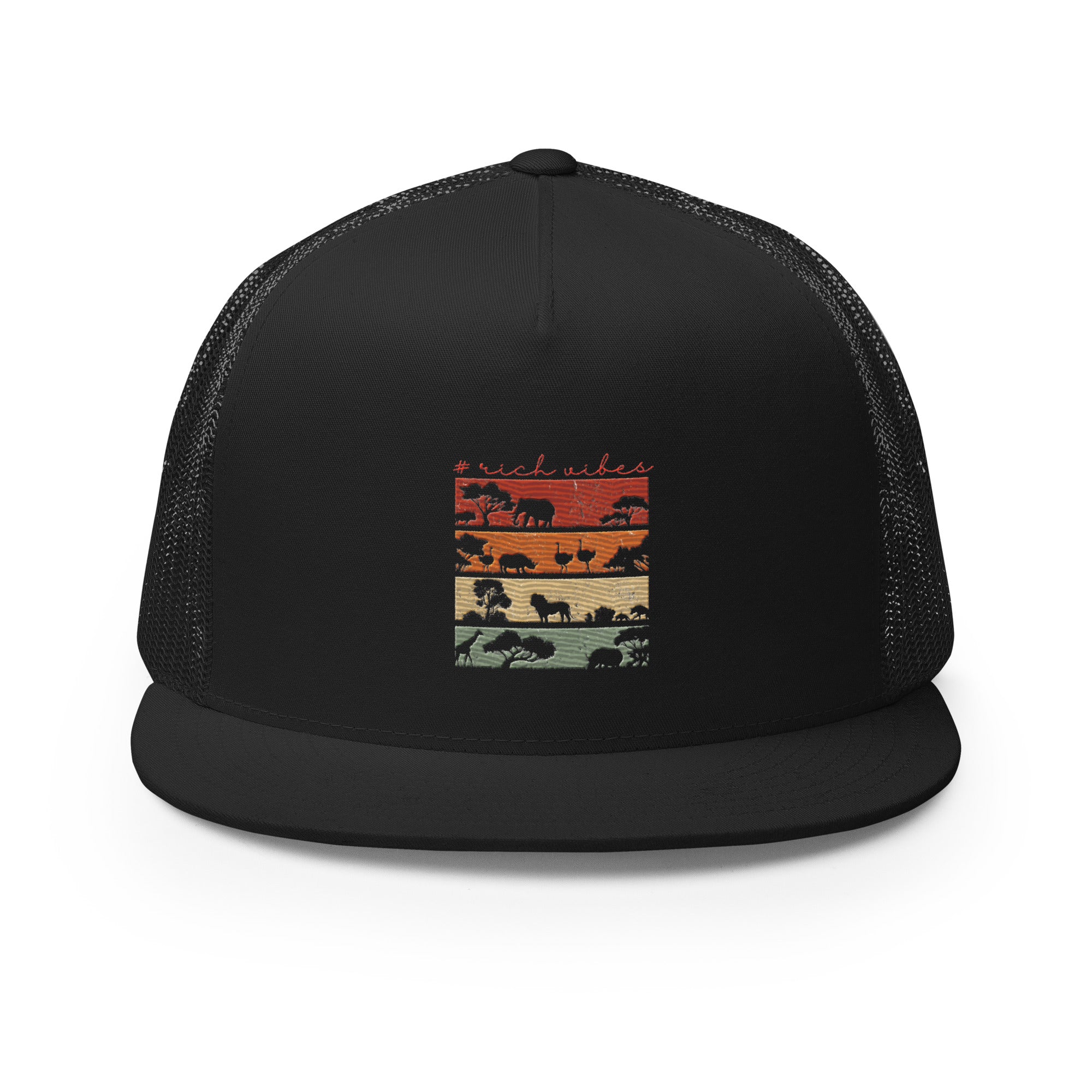 Rich Vibes Safari Rich Drip Black 1.0 - Trucker Cap