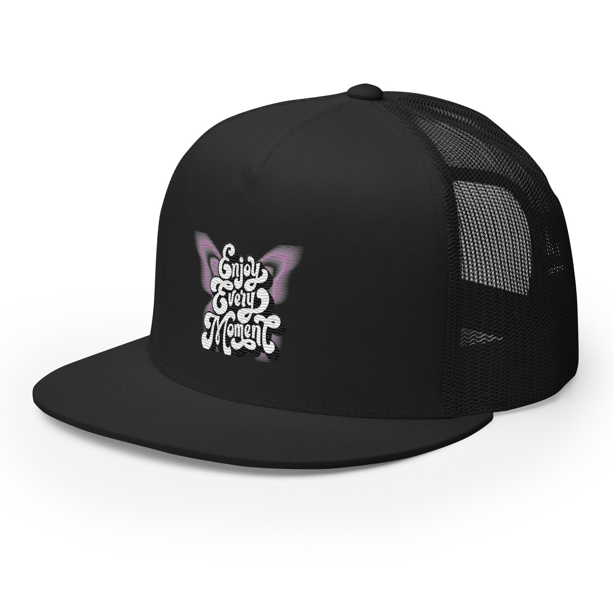 Rich Vibes Enjoy Every Moment ButterFly - Trucker Cap