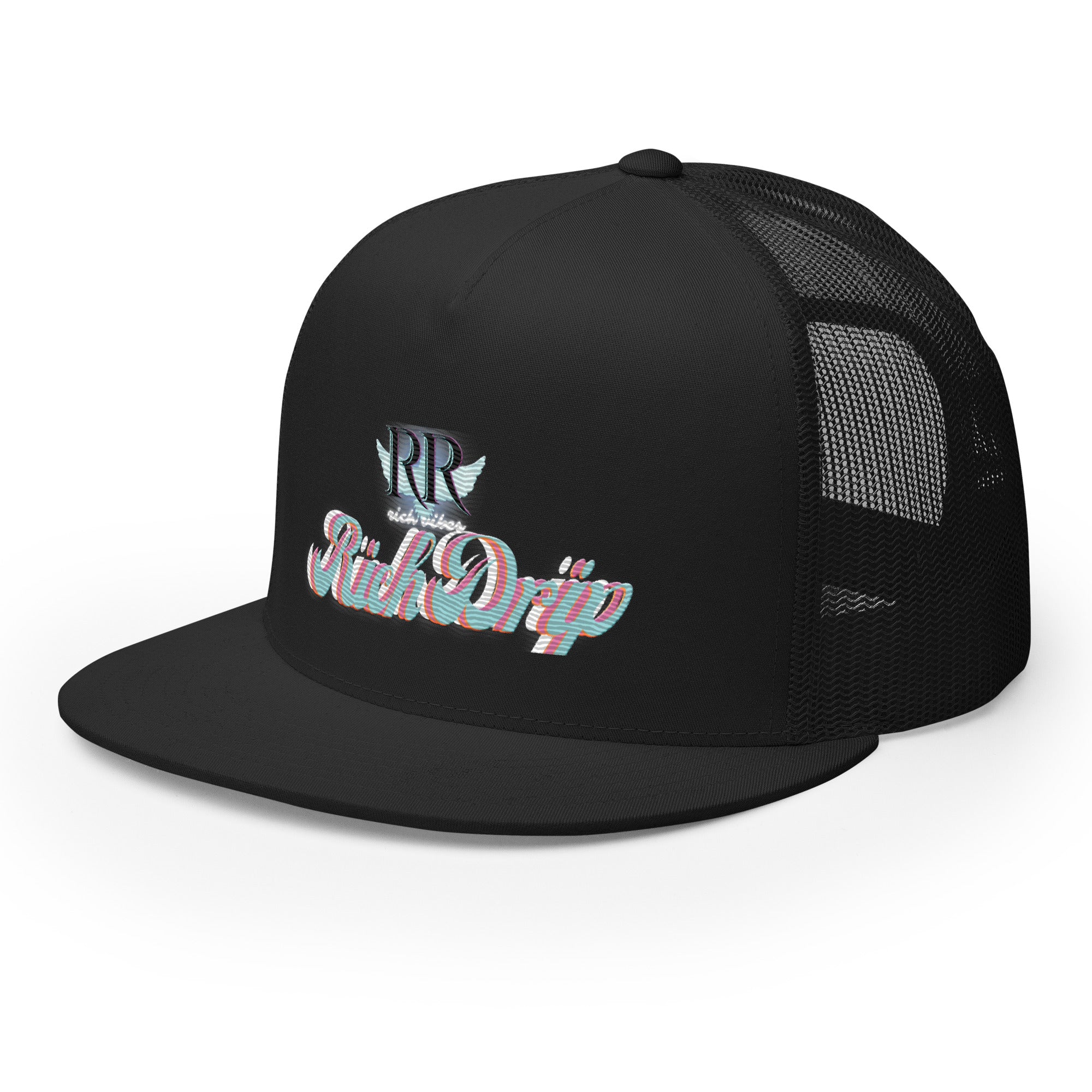 RV5 RR Rich Drip Black 1.0 - Trucker Cap