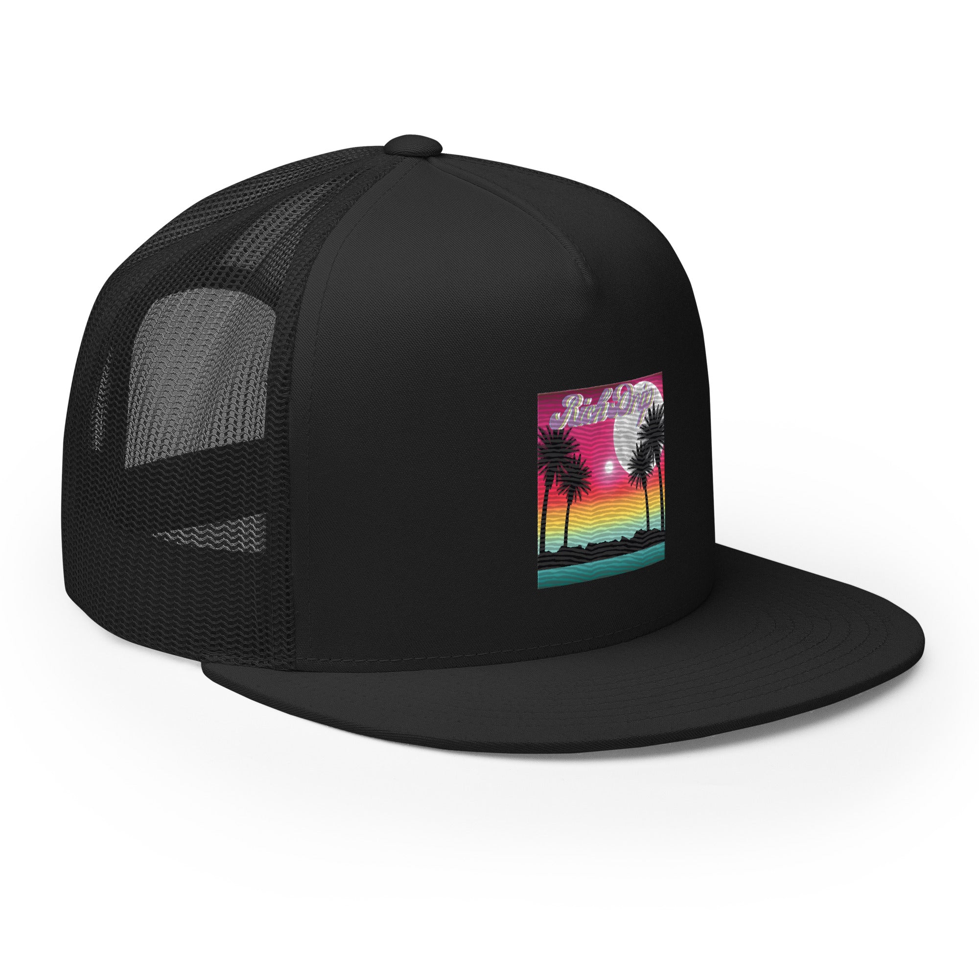 Rich Vibes Purple Sunset Rich Drip 1.0 Black - Trucker Cap