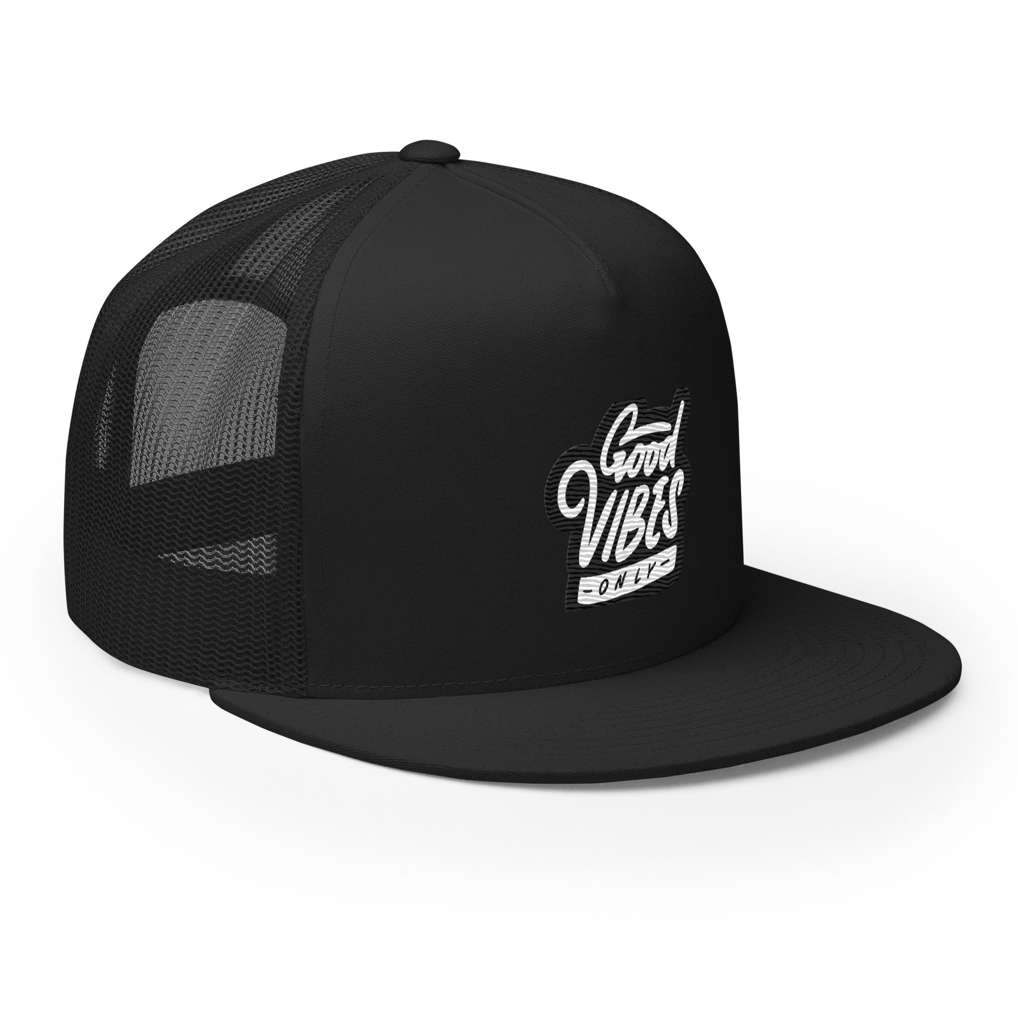 Rich Vibes Good Vibes Only Black - Trucker Cap