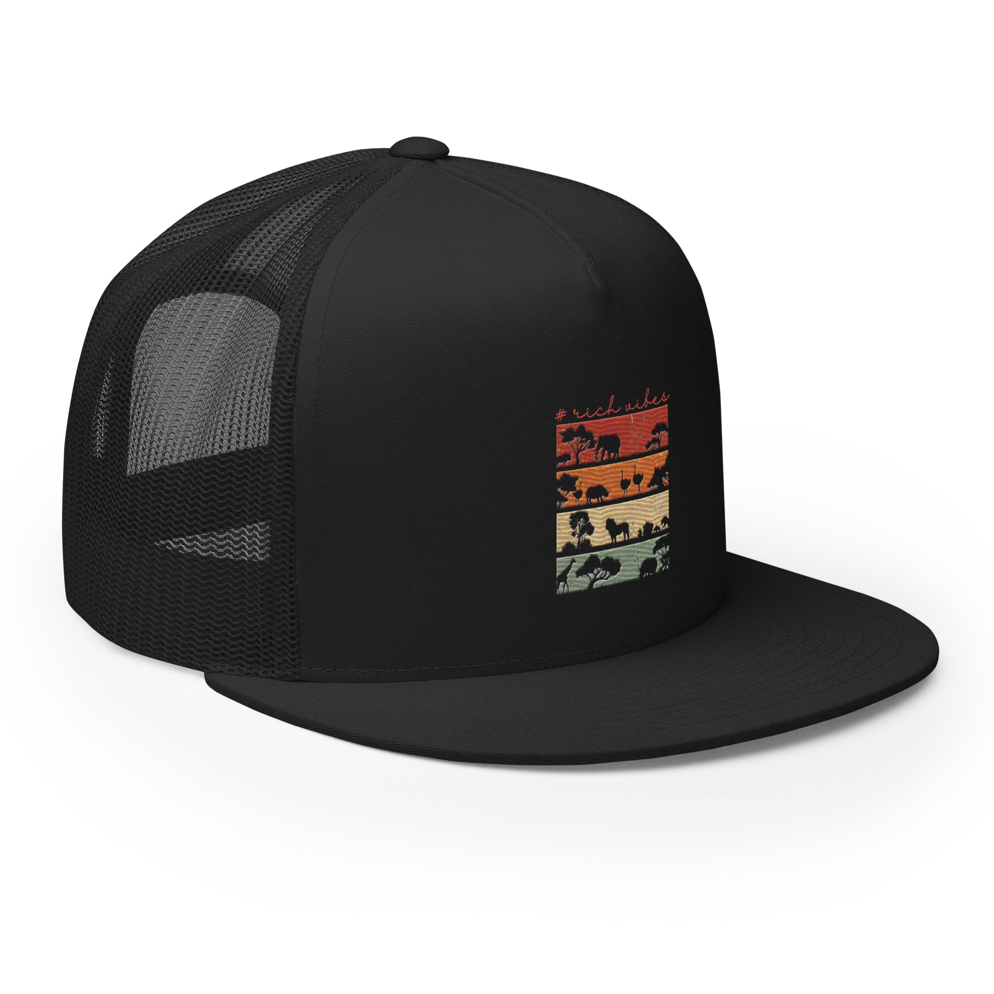 Rich Vibes Safari Rich Drip Black 1.0 - Trucker Cap