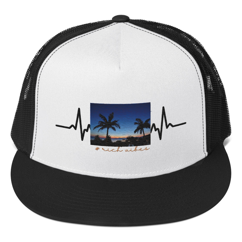 RV5 Rich Vibes Okinawa Beach Pulse - Trucker Cap