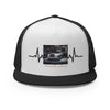 RV5 Rich Vibes RR Palm Tree Pulse Black - Trucker Cap