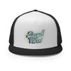 RICH VIBES Aqua Green Beach Vibes Black - Trucker Cap