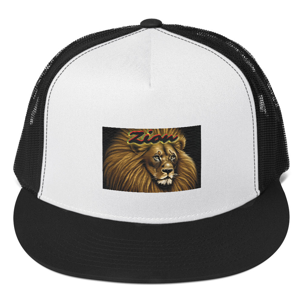 Rich Vibes Zion King Of The Jungle Black - Trucker Cap