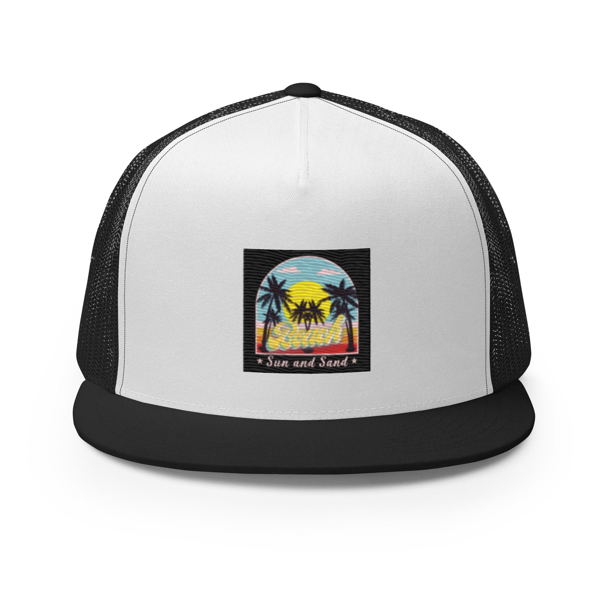 Rich Drip Beach Sun and Sand Black - Trucker Cap