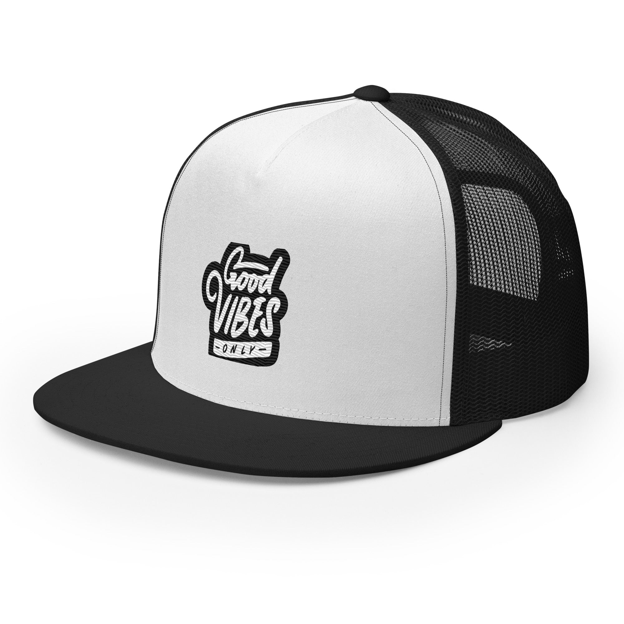 Rich Vibes Good Vibes Only Black - Trucker Cap