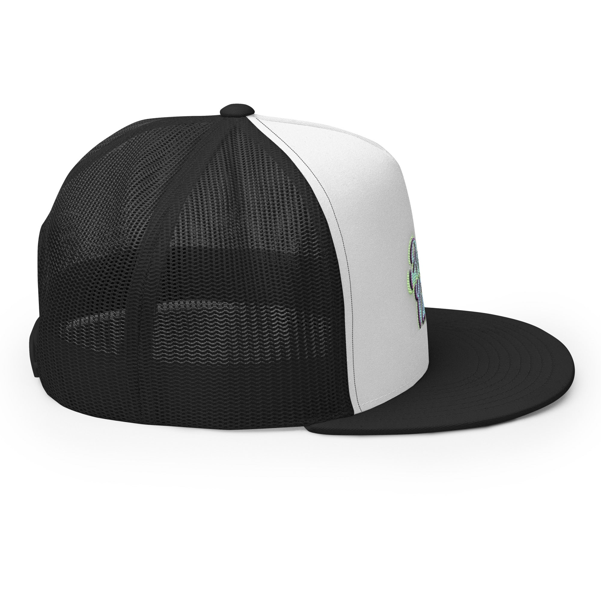 RICH VIBES Aqua Green Beach Vibes Black - Trucker Cap