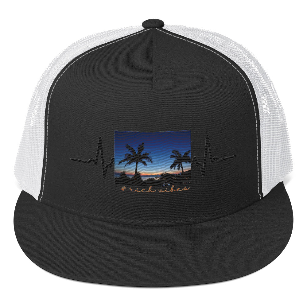 RV5 Rich Vibes Okinawa Beach Pulse - Trucker Cap