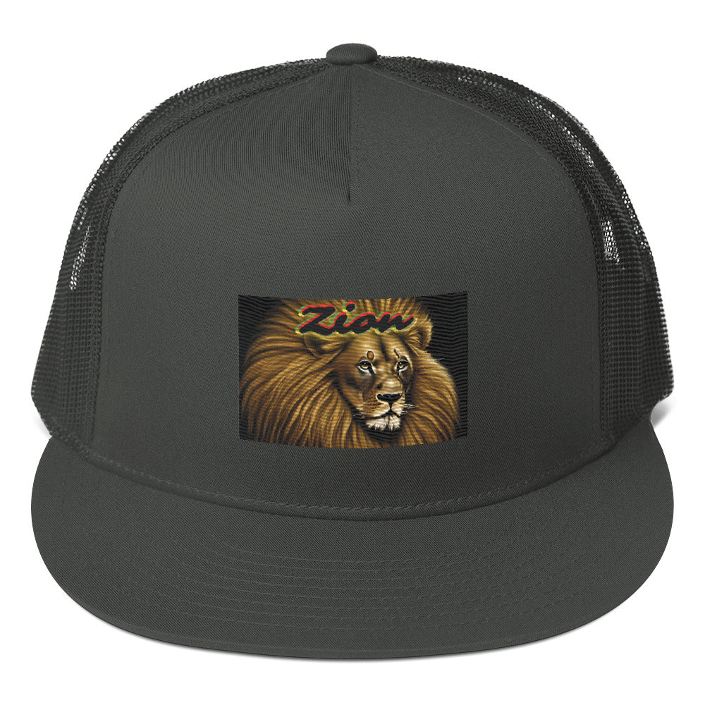 Rich Vibes Zion King Of The Jungle Black - Trucker Cap