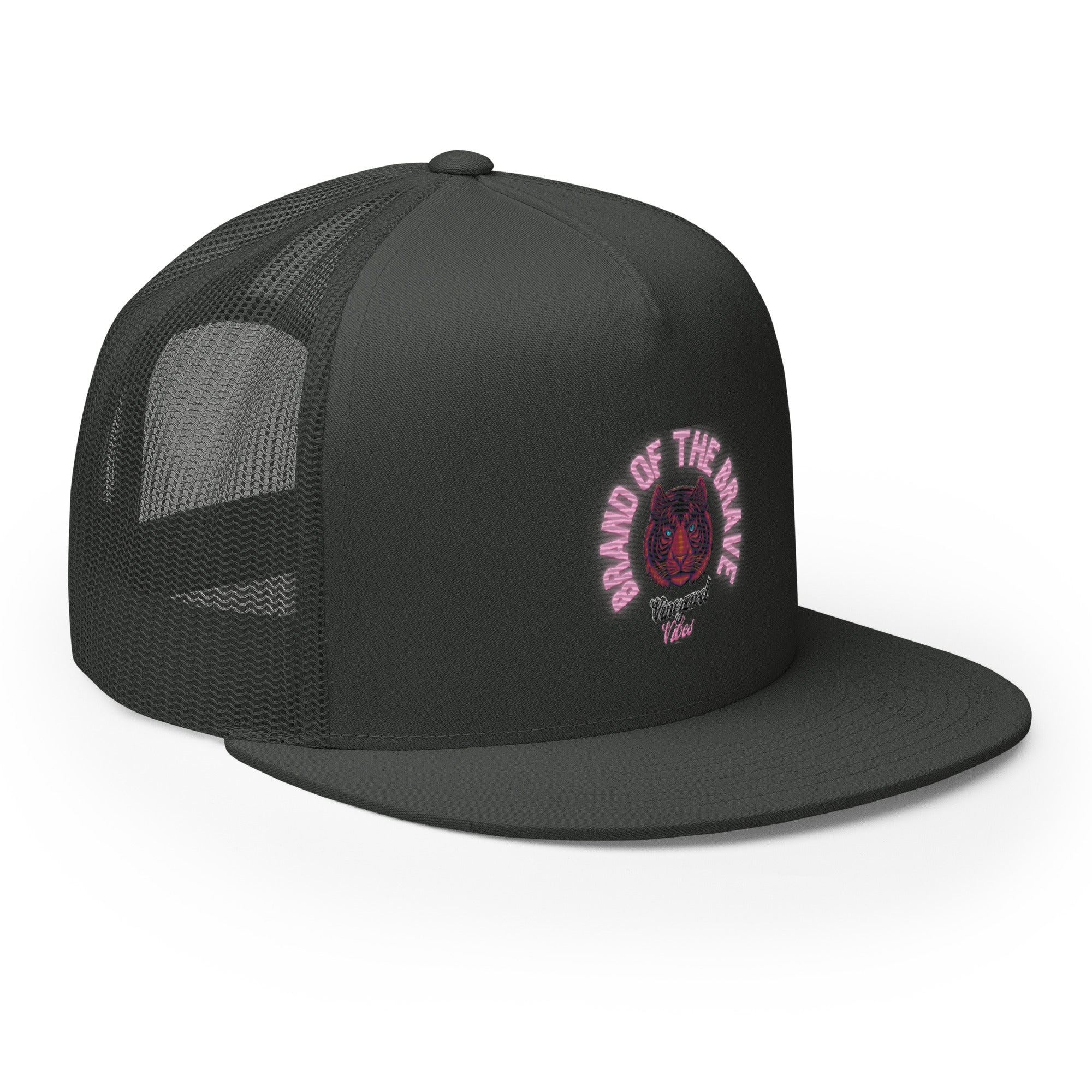 RichV5 Brand Of The Brave Pink Tiger - Trucker Cap