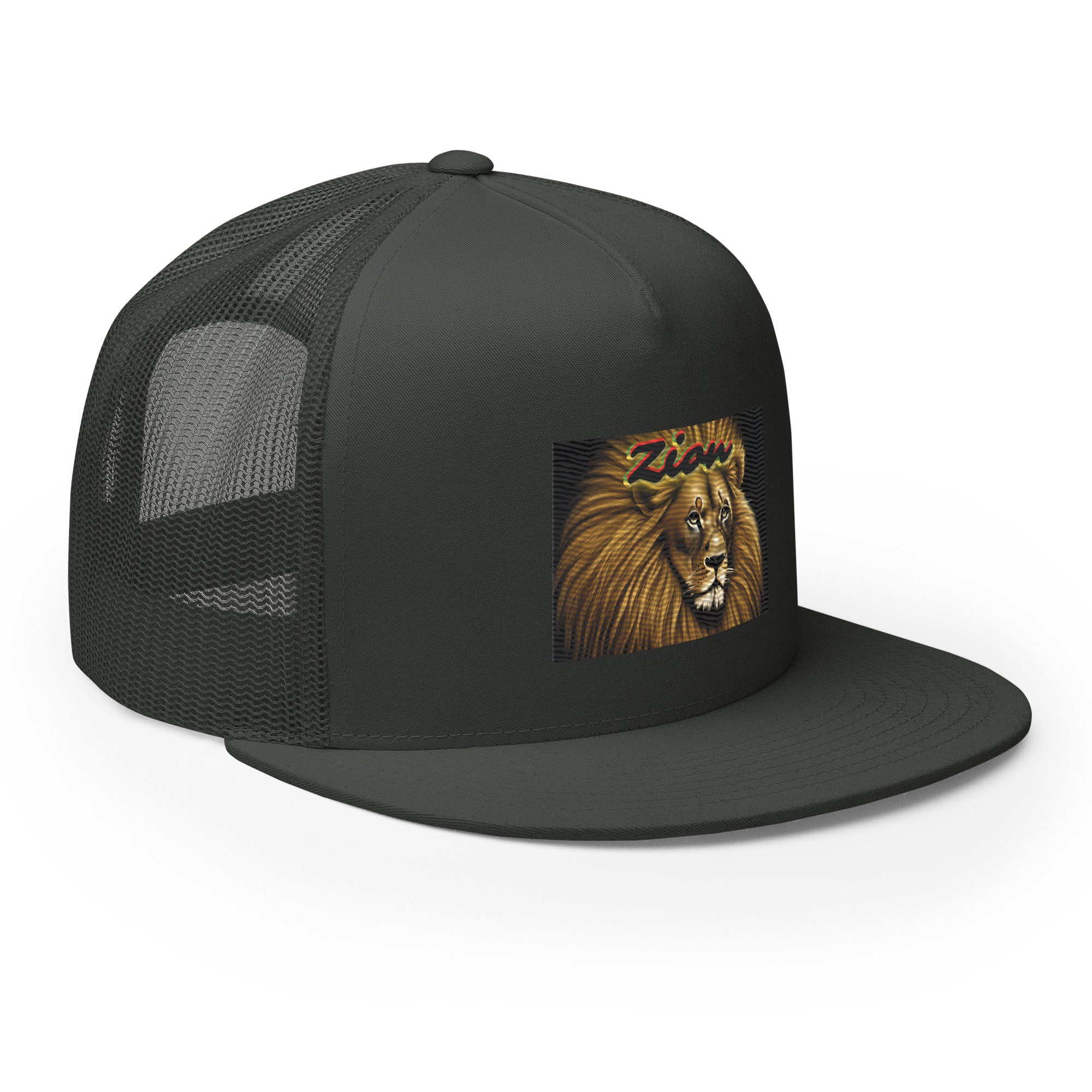 Rich Vibes Zion King Of The Jungle Black - Trucker Cap