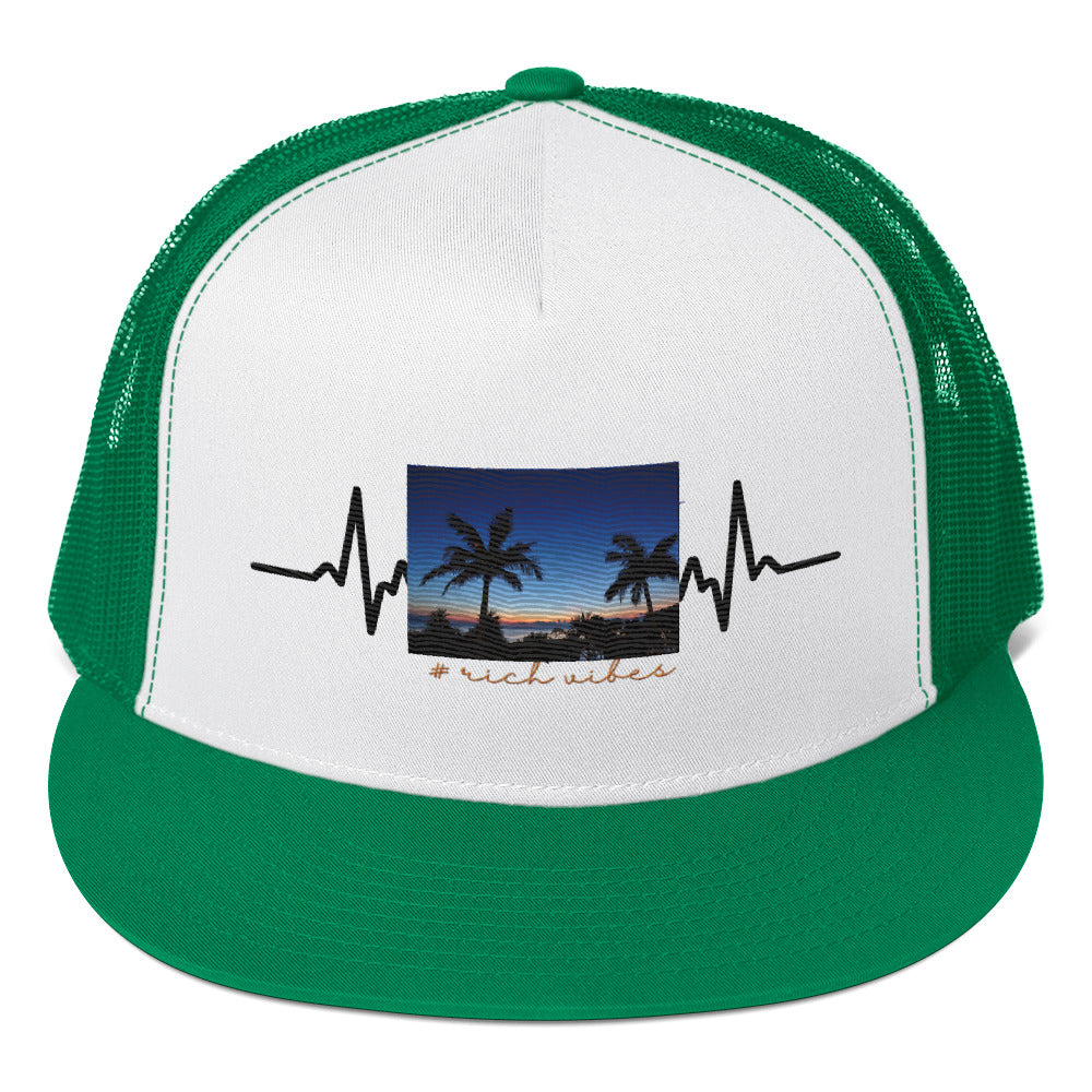 RV5 Rich Vibes Okinawa Beach Pulse - Trucker Cap