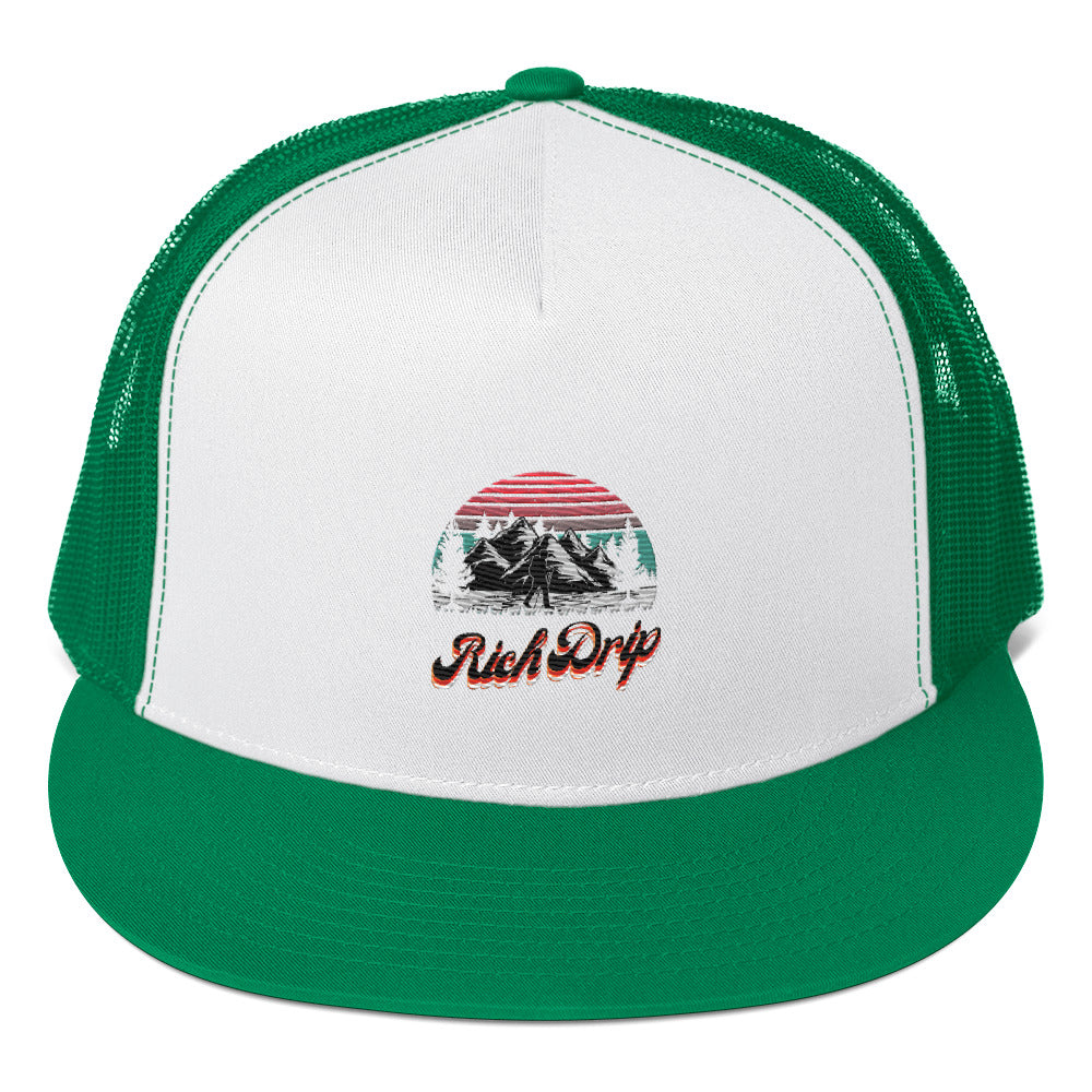 Rich Vibes Mountaineer Rich Drip Black - Trucker Cap