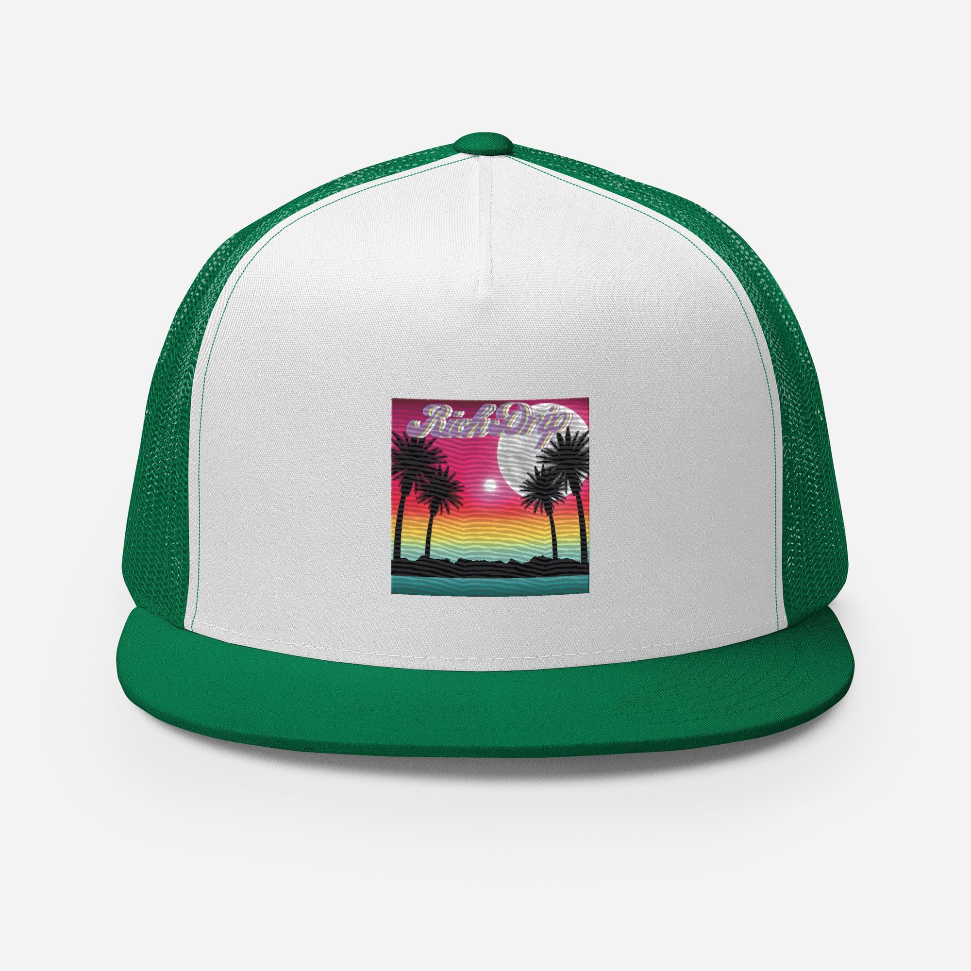 Rich Vibes Purple Sunset Rich Drip 1.0 Black - Trucker Cap