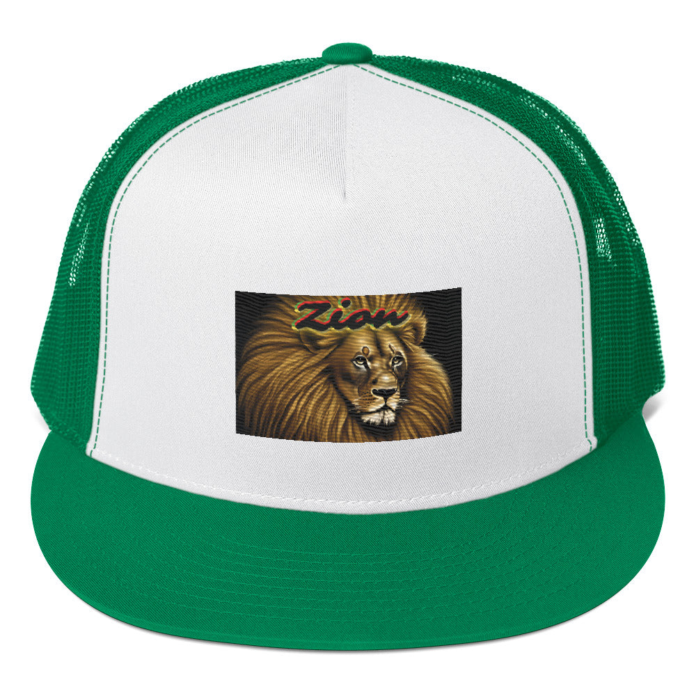 Rich Vibes Zion King Of The Jungle Black - Trucker Cap