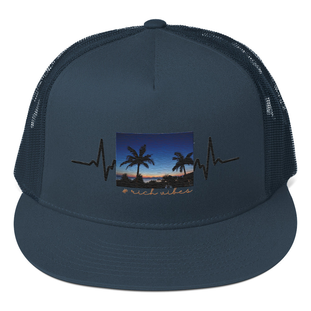 RV5 Rich Vibes Okinawa Beach Pulse - Trucker Cap
